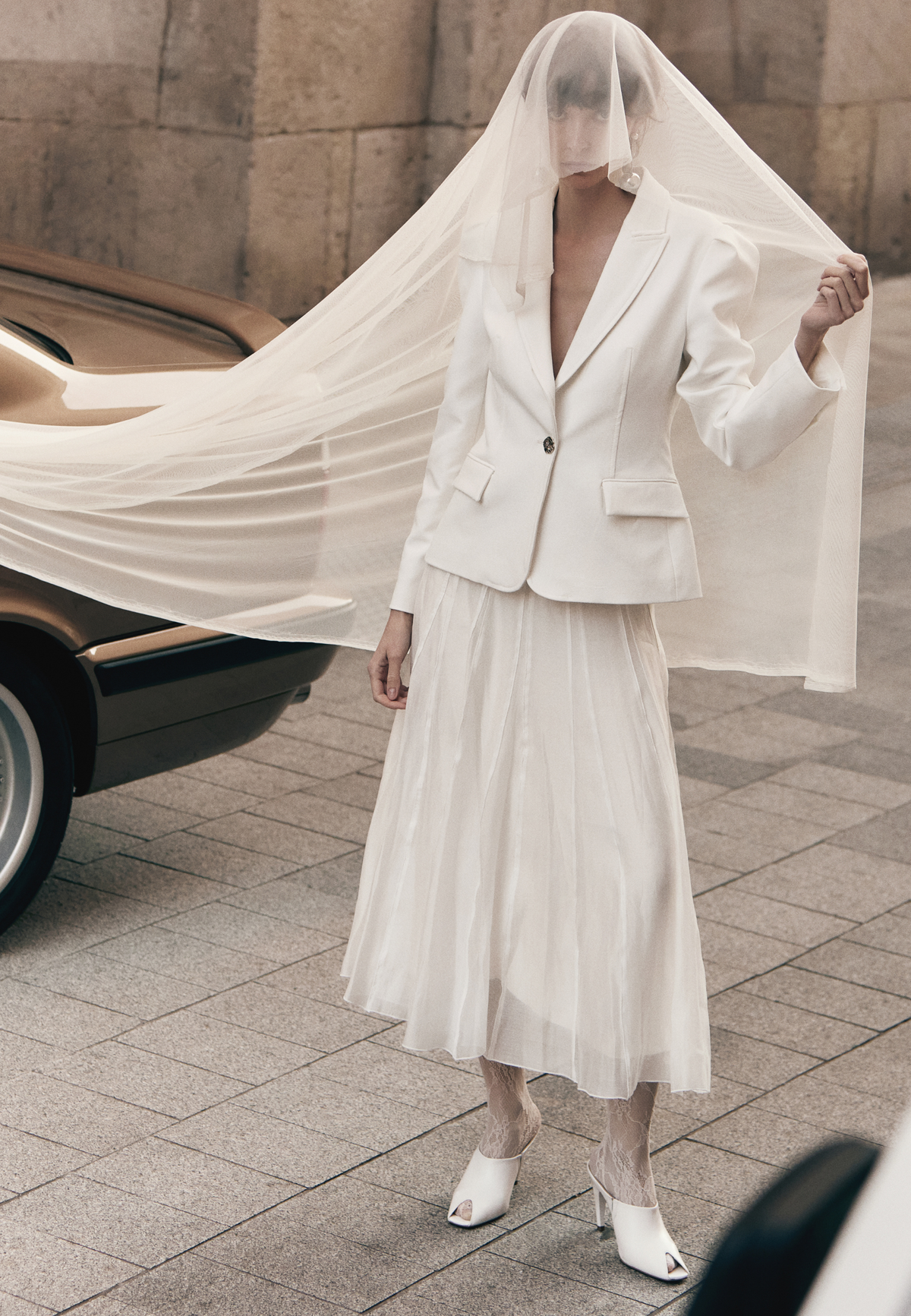 Elysian Peep-Toe Pantoletten