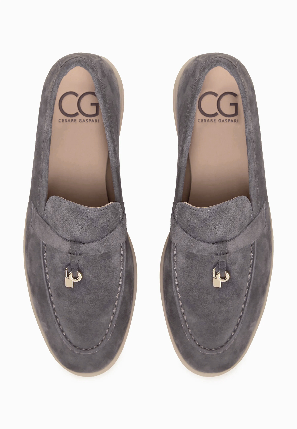 Platform Moccasins Aurelia - Grey