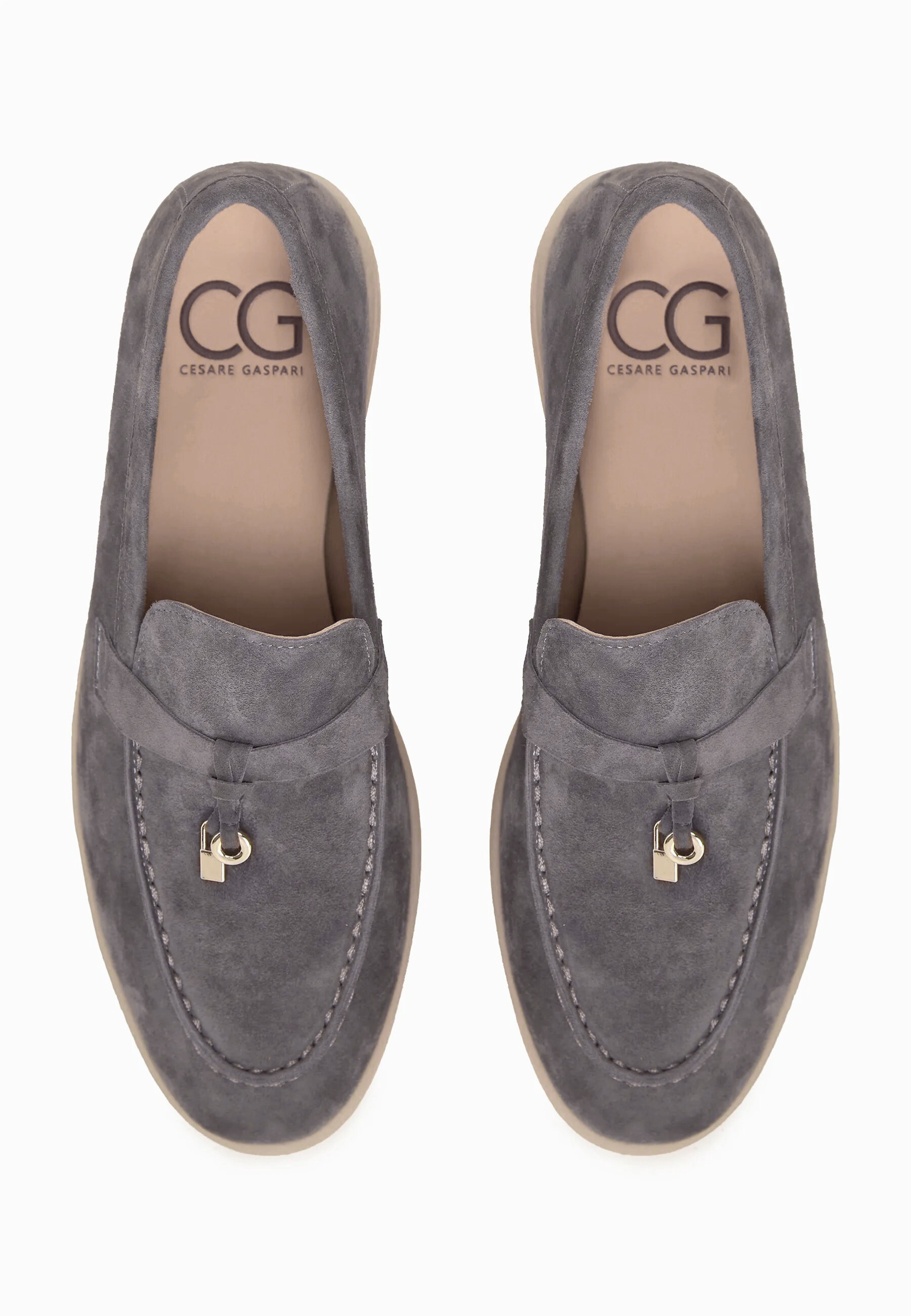 Platform Moccasins Aurelia - Grey