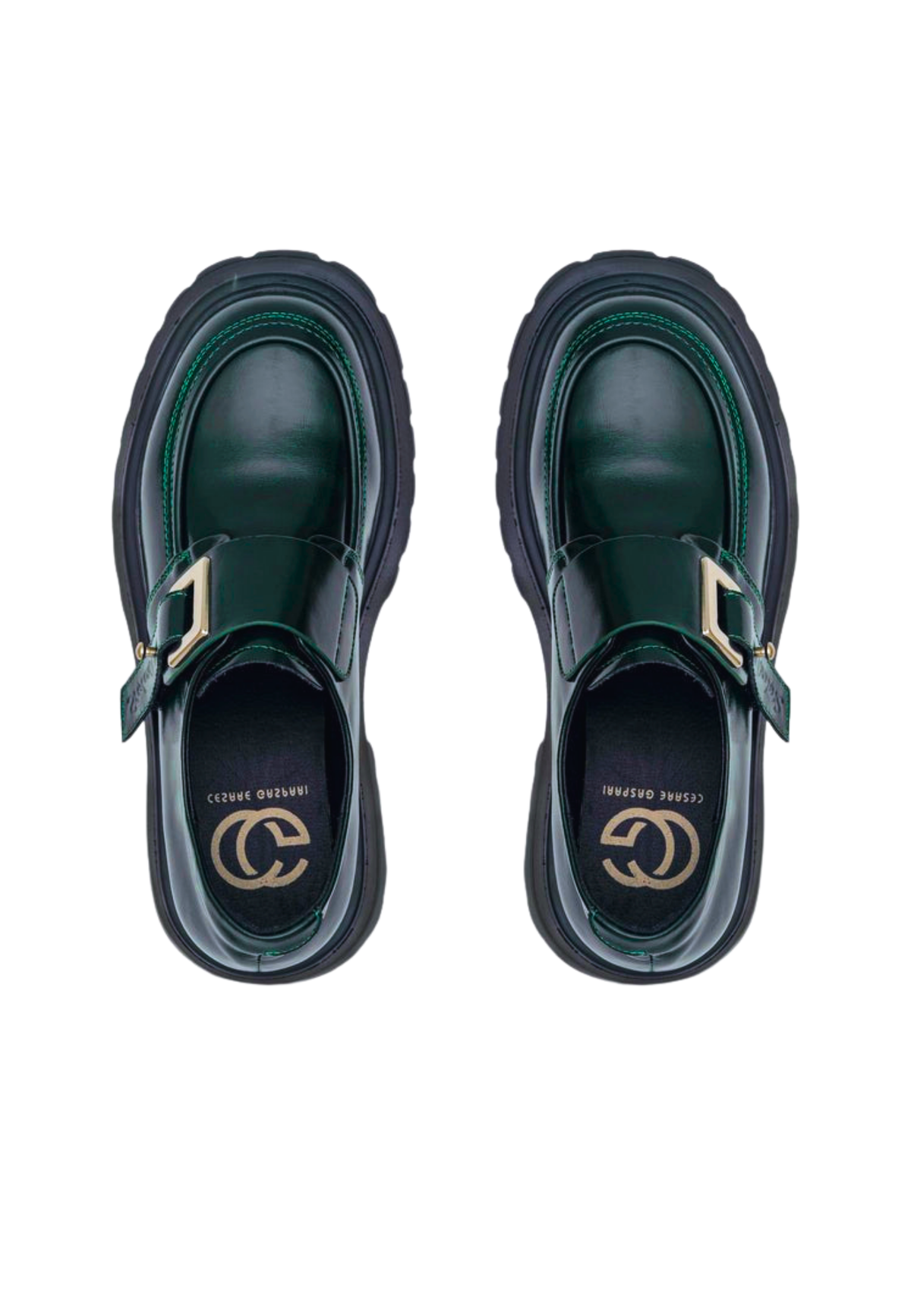 Leather Loafers - Green