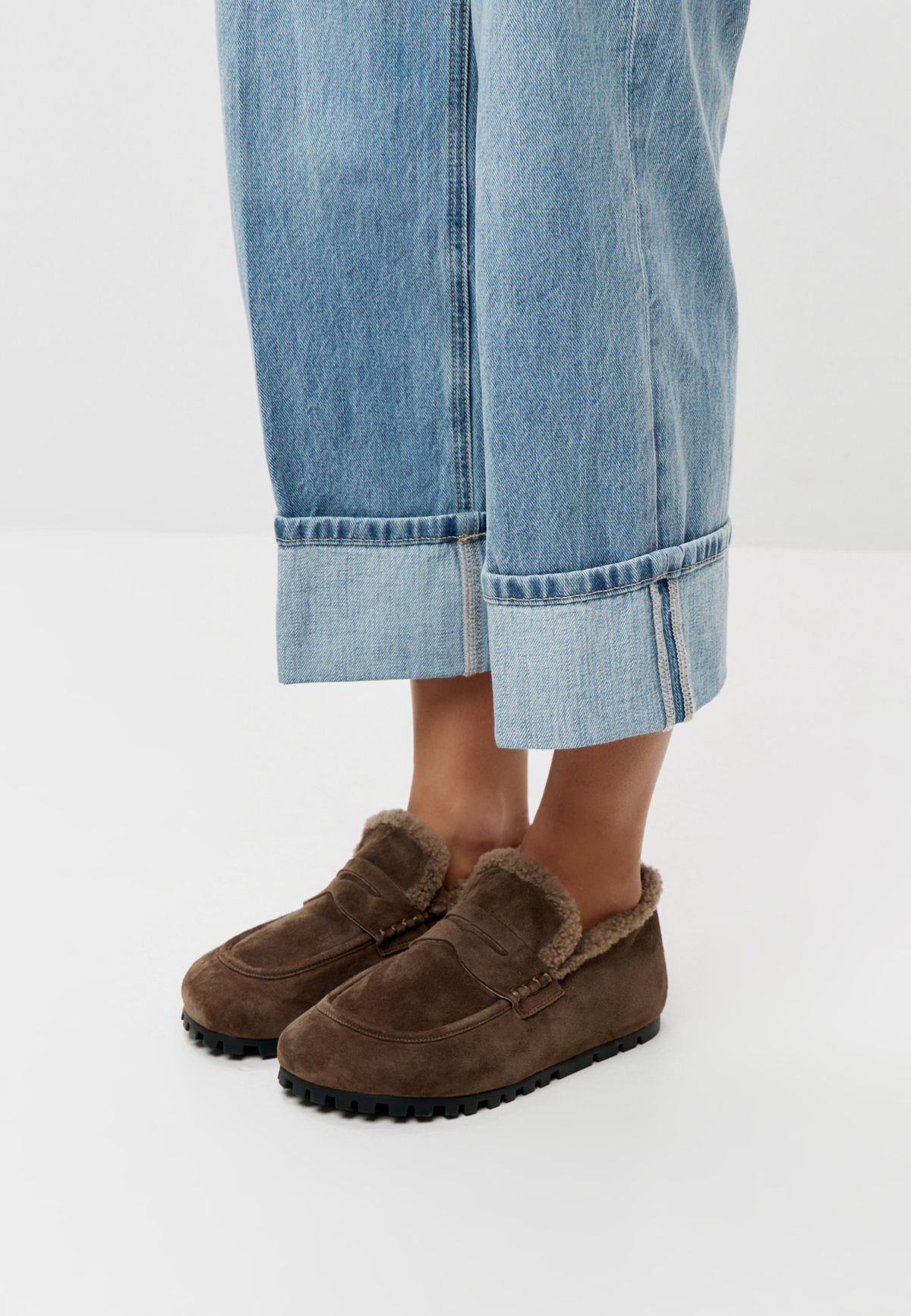 Cozy Trek Winter Loafers – Mocha