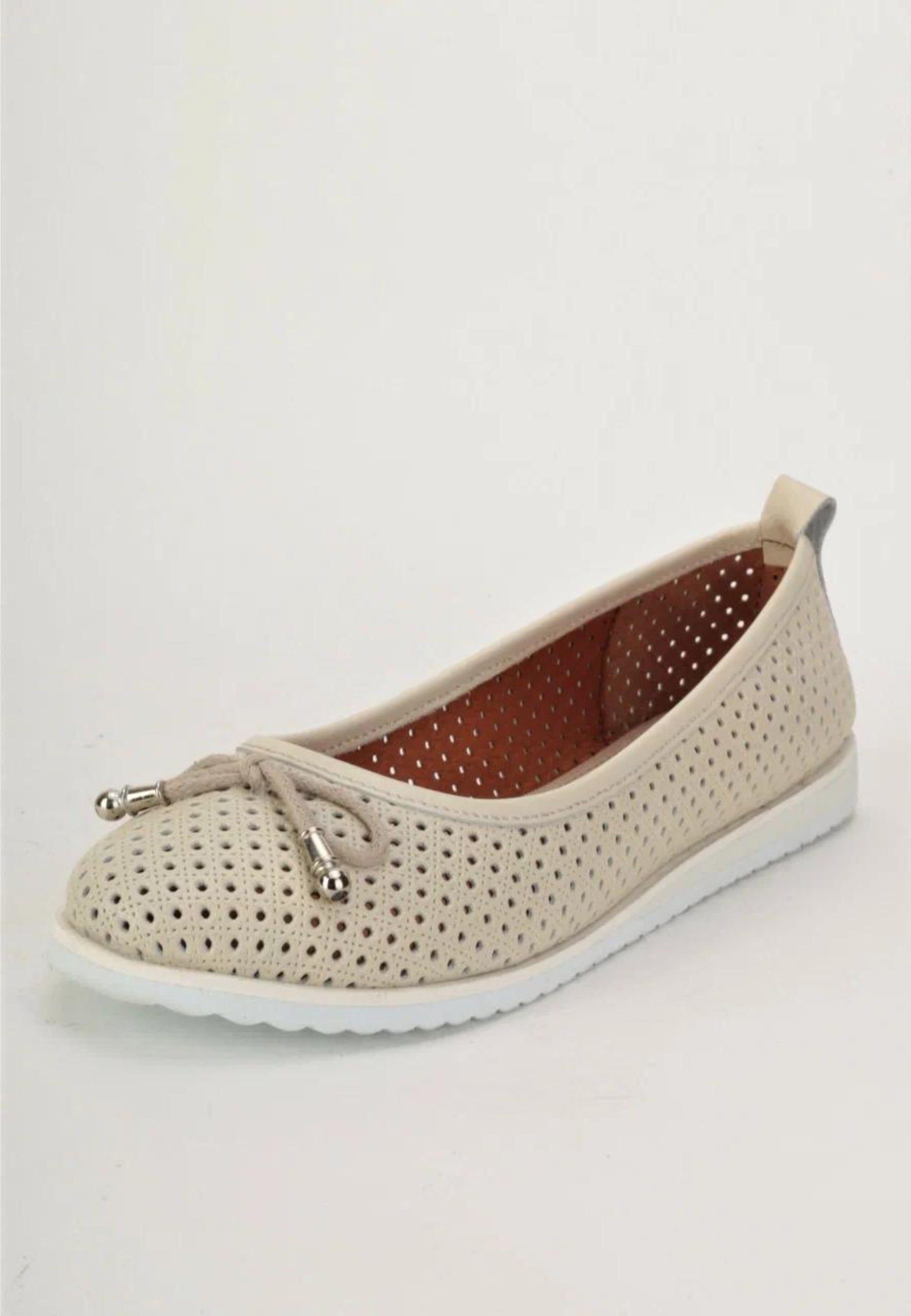 Perforated Ballet Flats