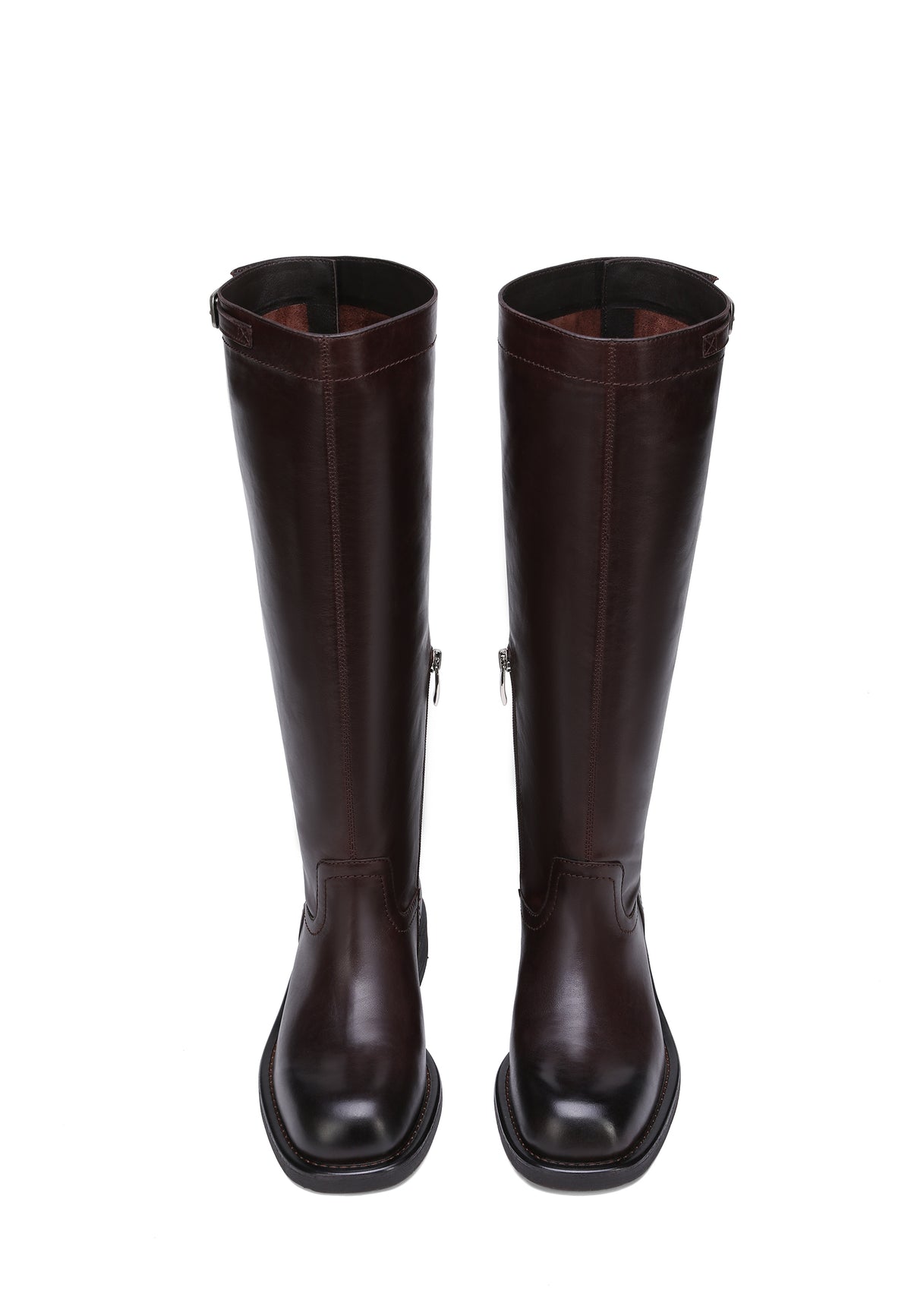Botas altas de piel Charlotte