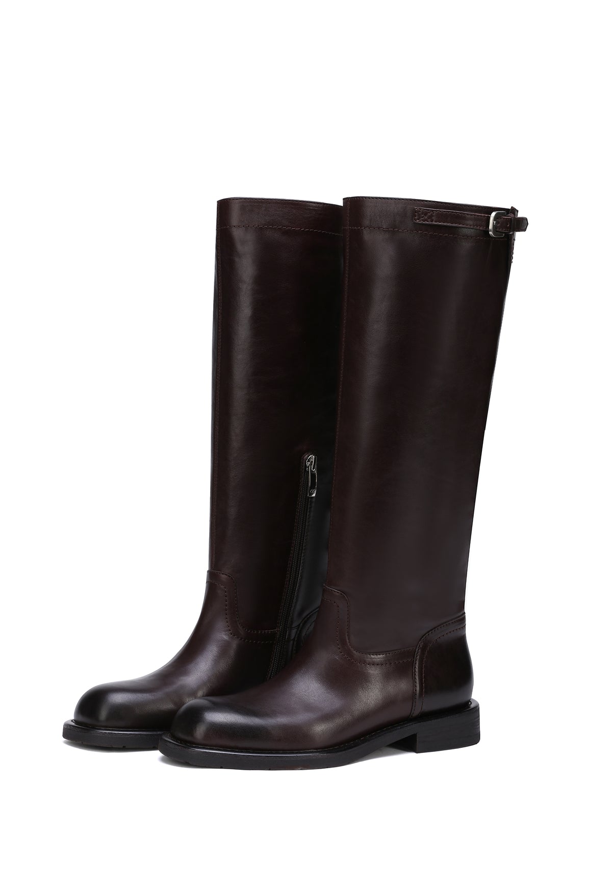 Botas altas de piel Charlotte