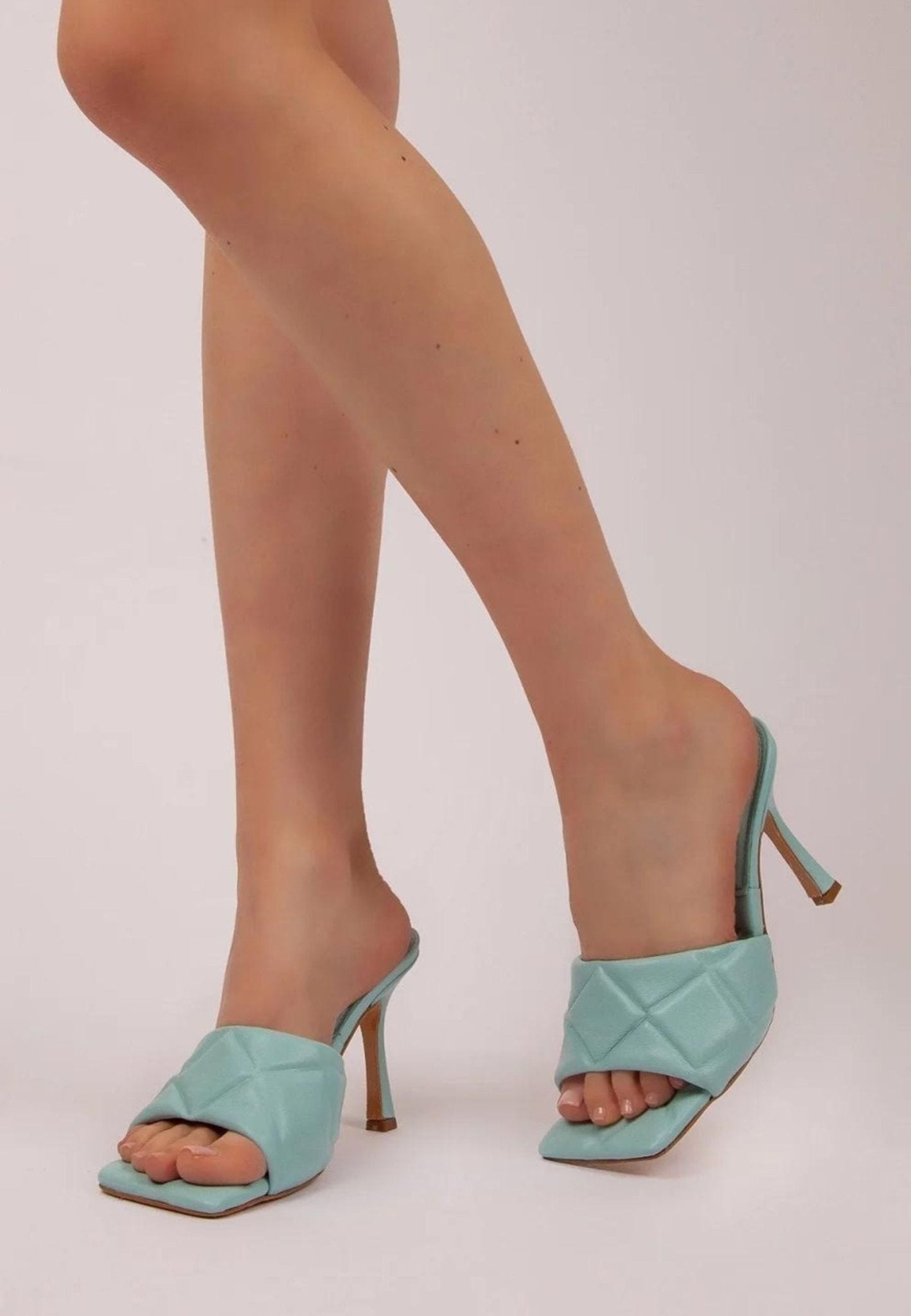 Square Toe Heeled Mule - Cesare Gaspari - Mule