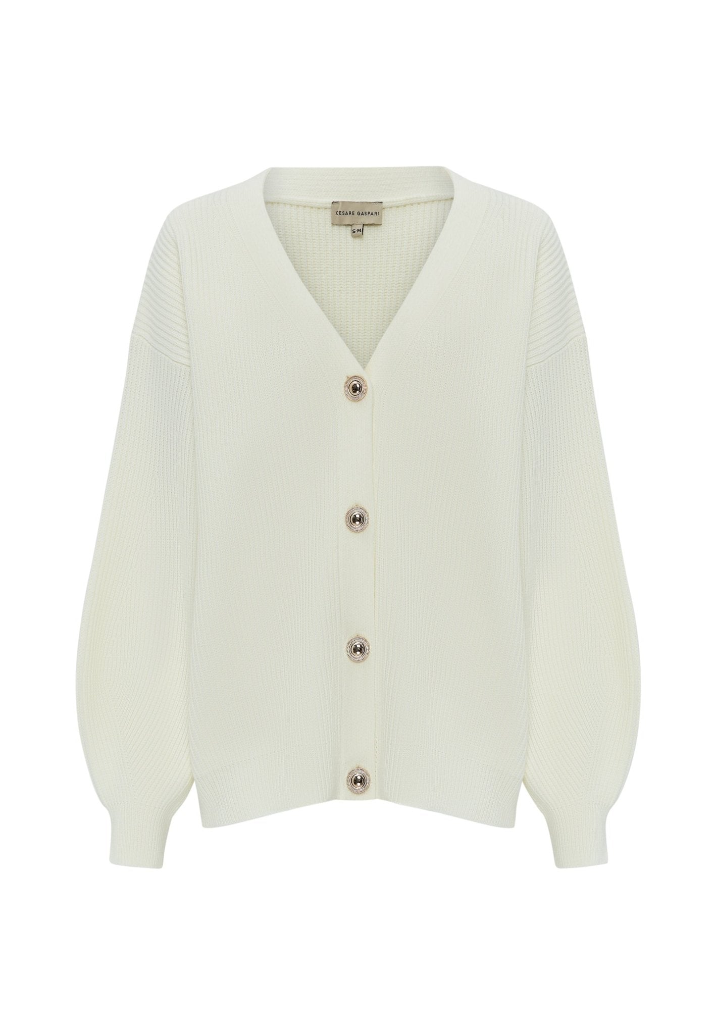 V-neck Cardigan - Cesare Gaspari -