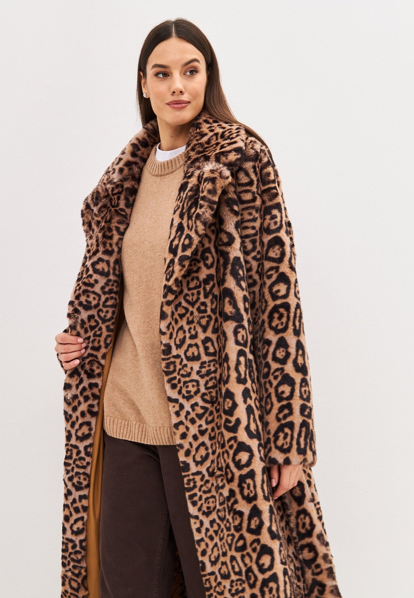 Leopard print coatigan best sale