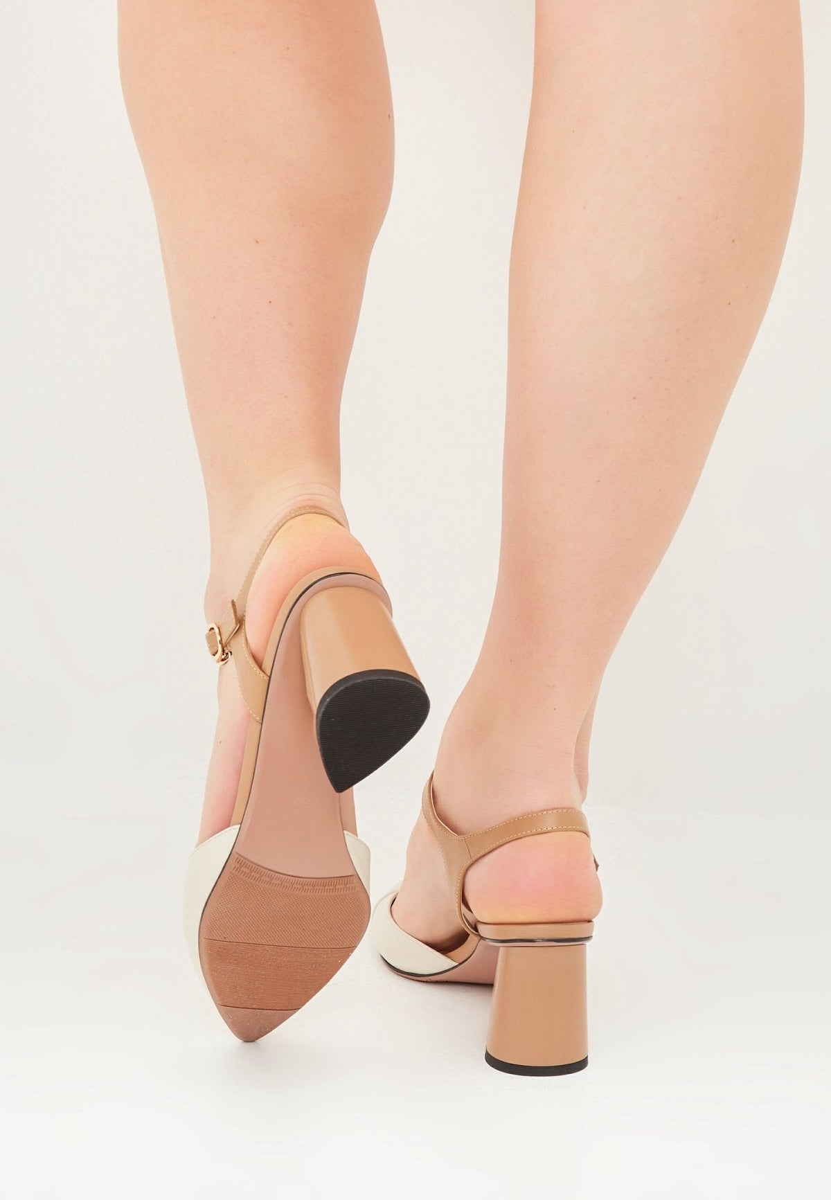 Escarpins en cuir à talons hauts