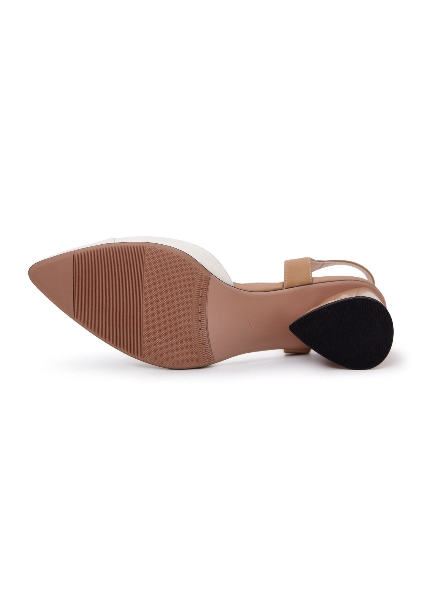 Block Heel Leather Pump - Cesare Gaspari - Pumps