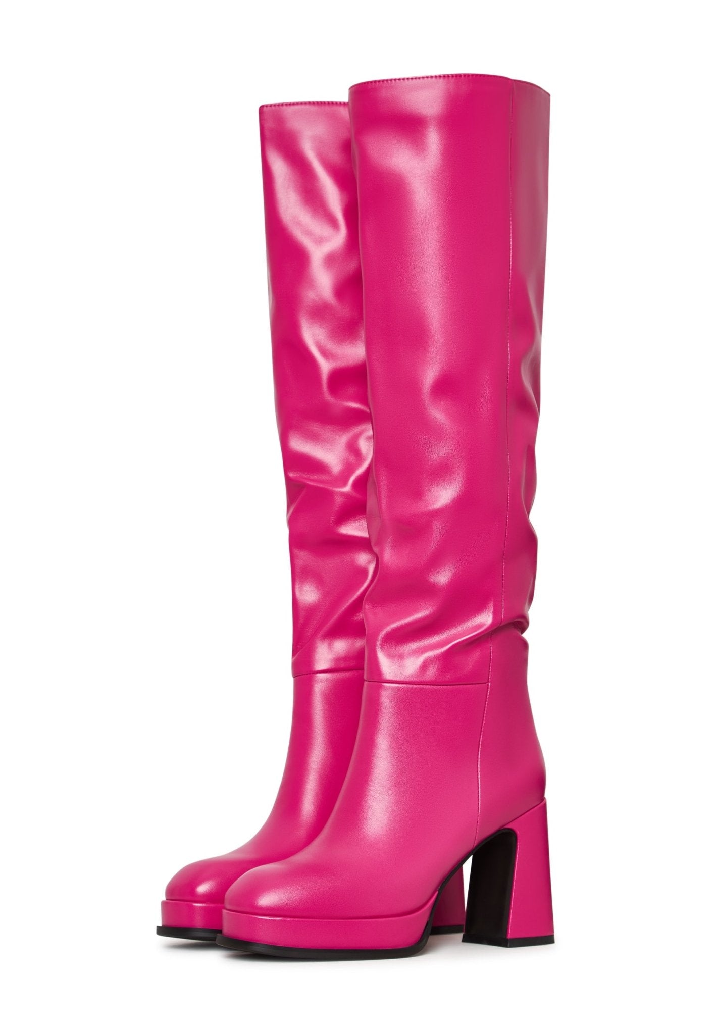 Block Heel Over the knee Boots - Cesare Gaspari - Boots