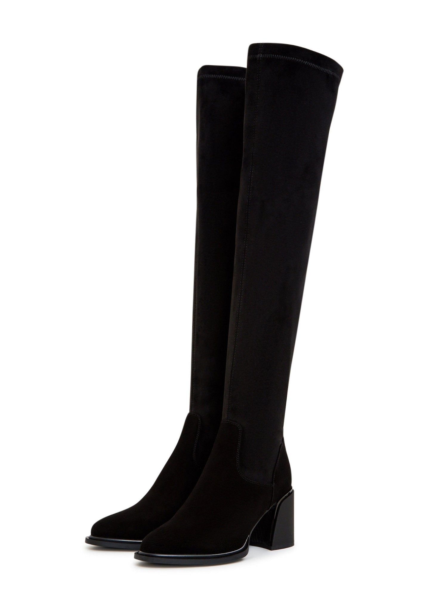 Block Heeled Over The Knee Boots - Cesare Gaspari - Boots