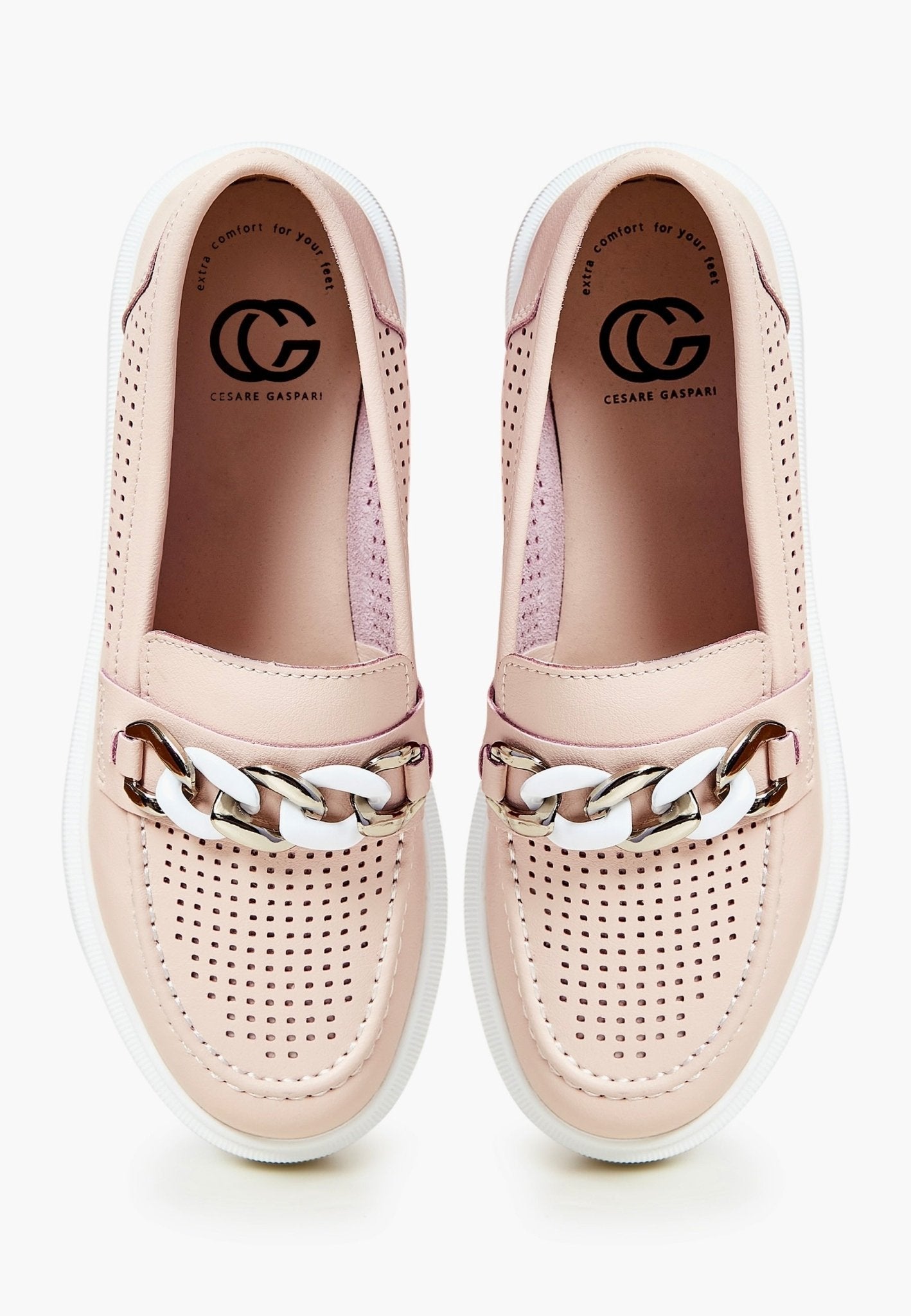 Casual Block Heel Loafers - Cesare Gaspari - Loafers