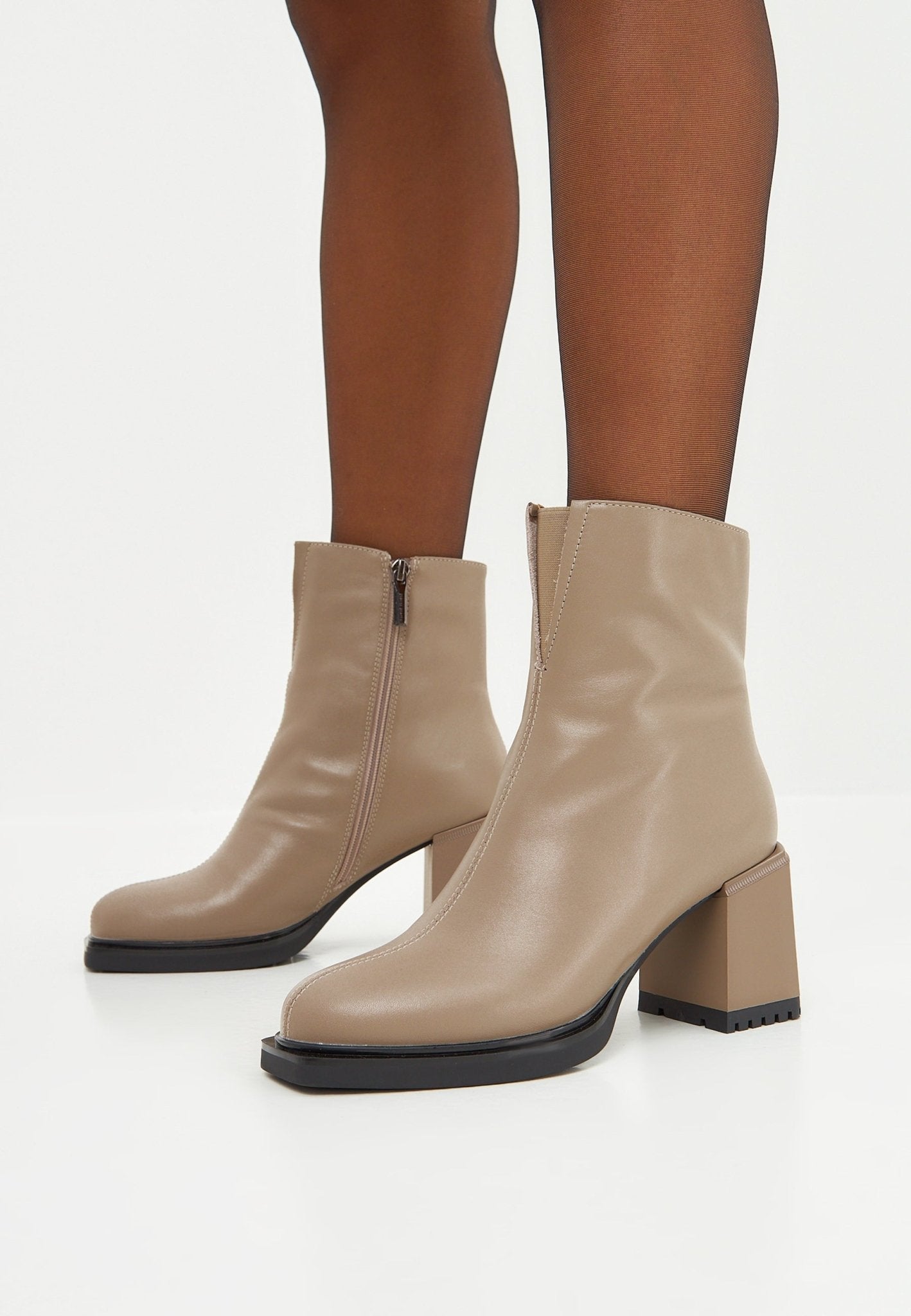 Casual High Heeled Ankle Boots - Cesare Gaspari - Ankle Boots