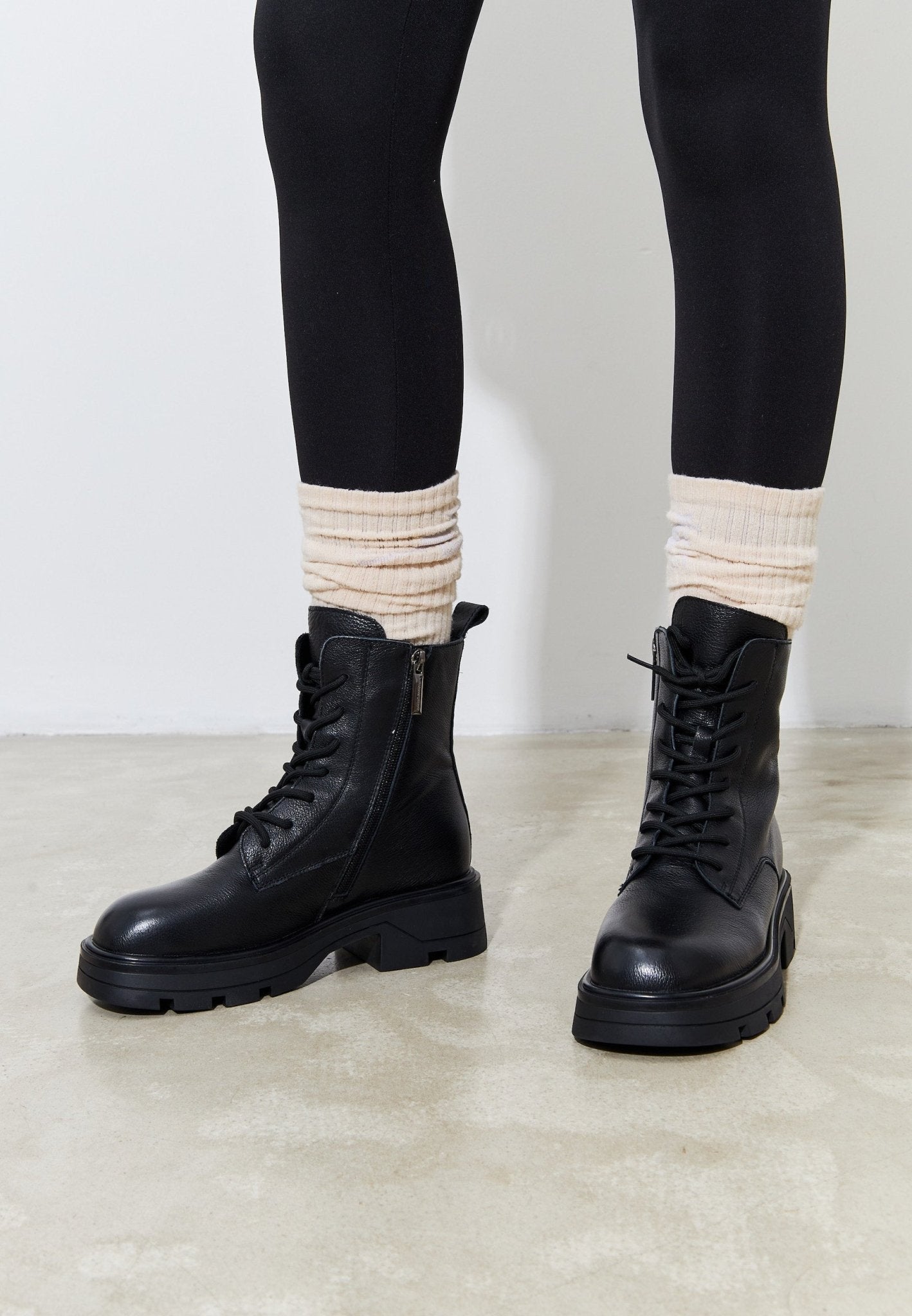 Casual Lace-up Ankle Boots - Cesare Gaspari - Ankle Boots