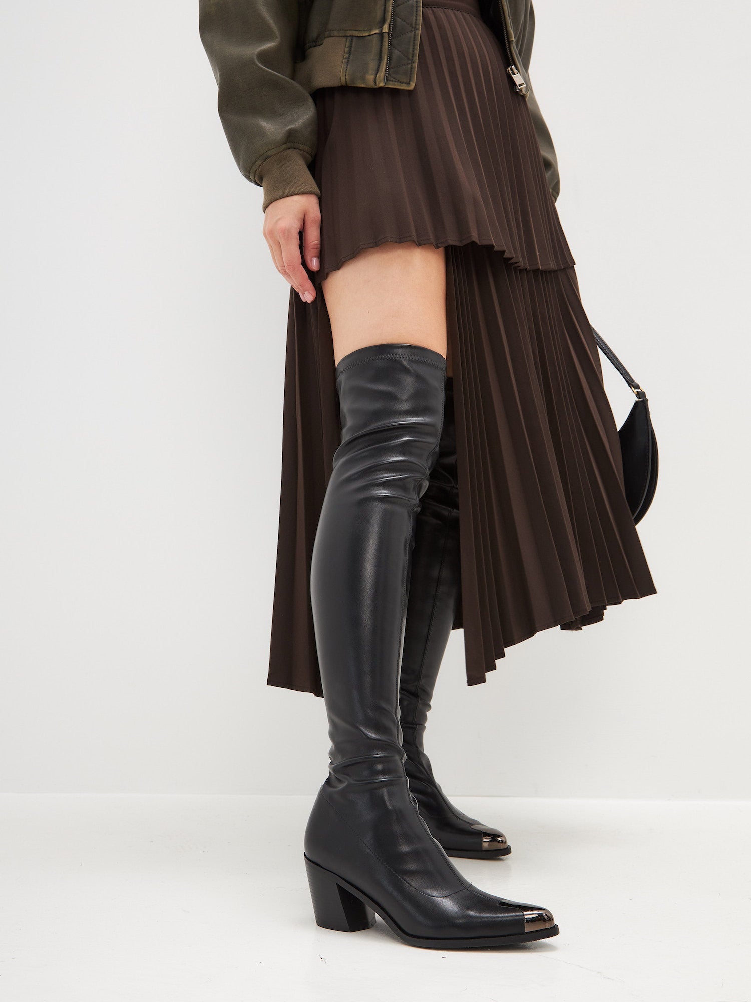 Chunky Knee High Boots - Cesare Gaspari - Boots