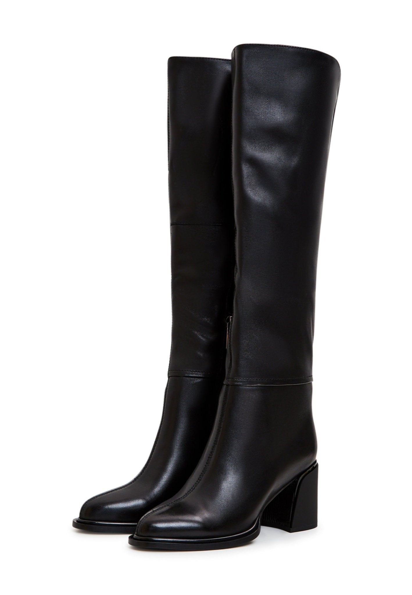 Classic Block Heel Knee High Boots - Cesare Gaspari - Boots