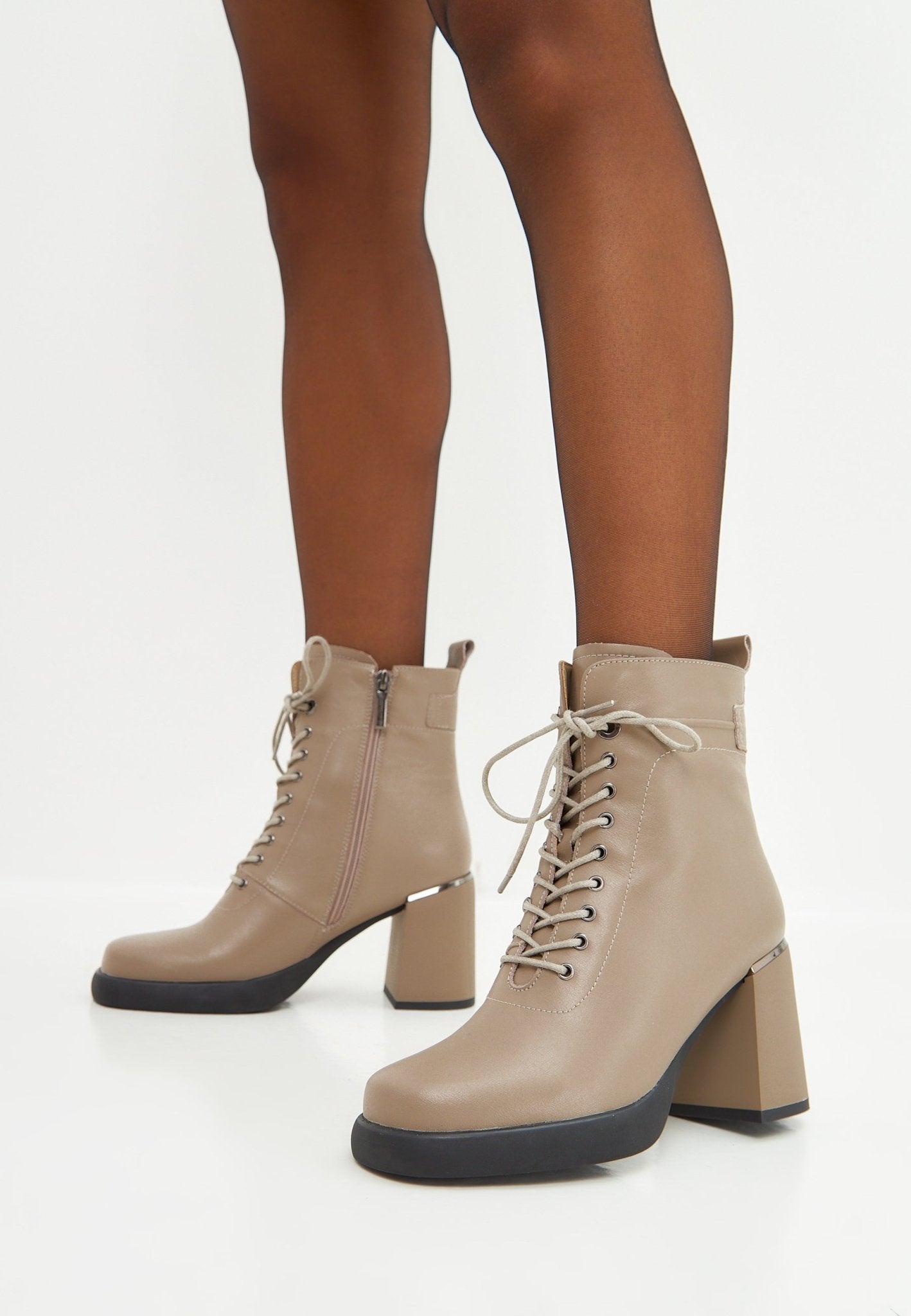 Classic High Heeled Ankle Boots - Cesare Gaspari - Ankle Boots