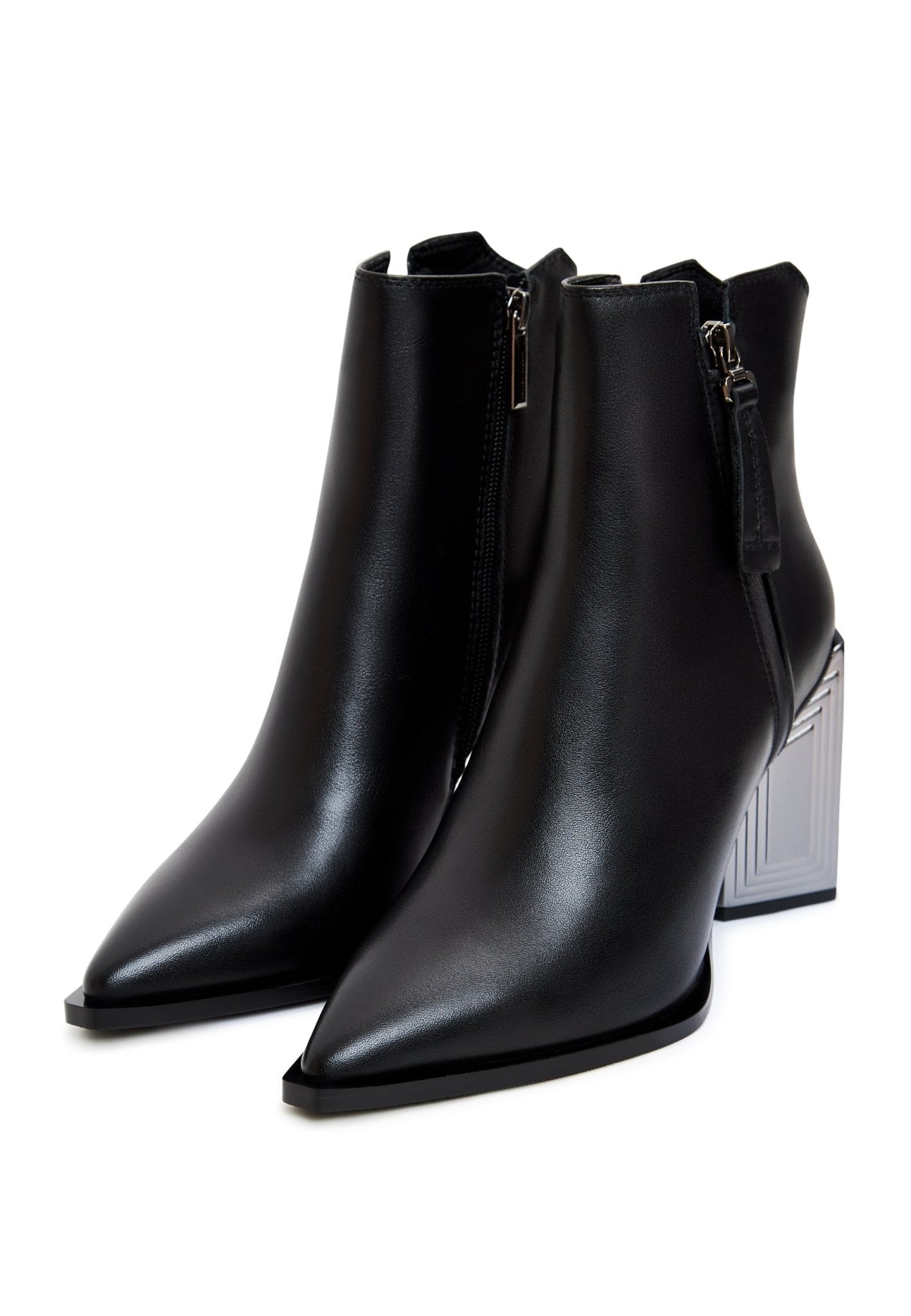 Classic Leather Ankle Boots - Cesare Gaspari - Ankle Boots