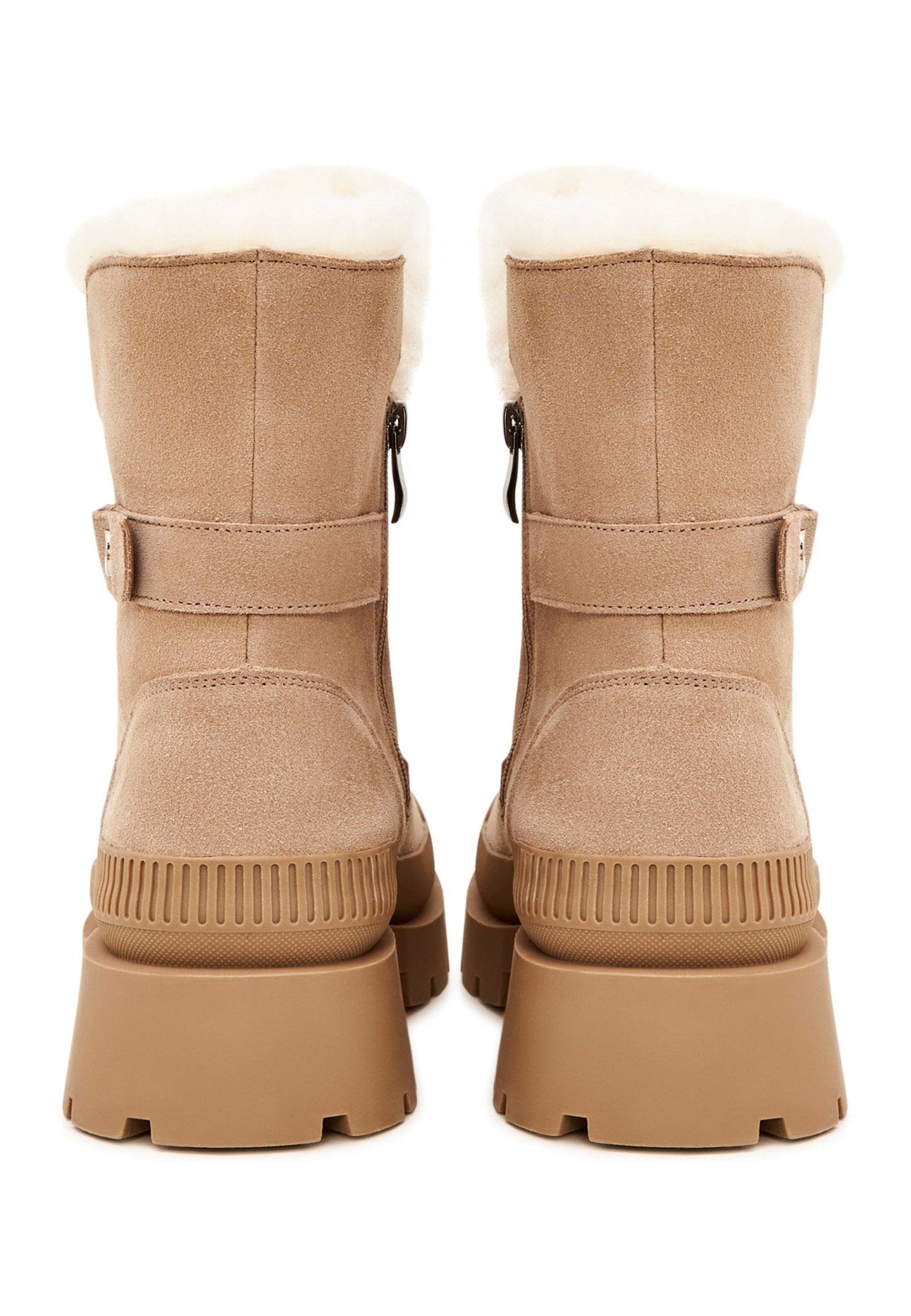 Elegant Suede Ankle Boots - Cesare Gaspari - Ankle Boots