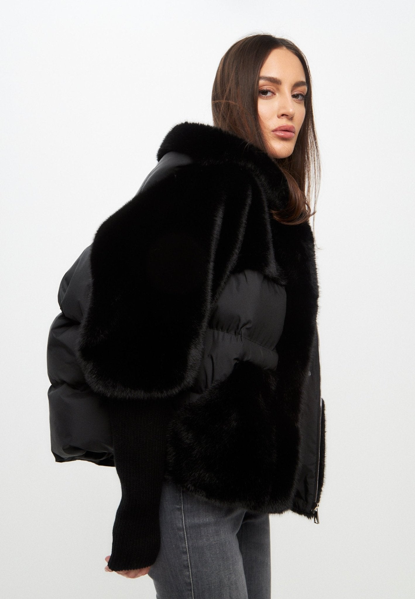 Faux Fur Jacket - Cesare Gaspari - Jackets