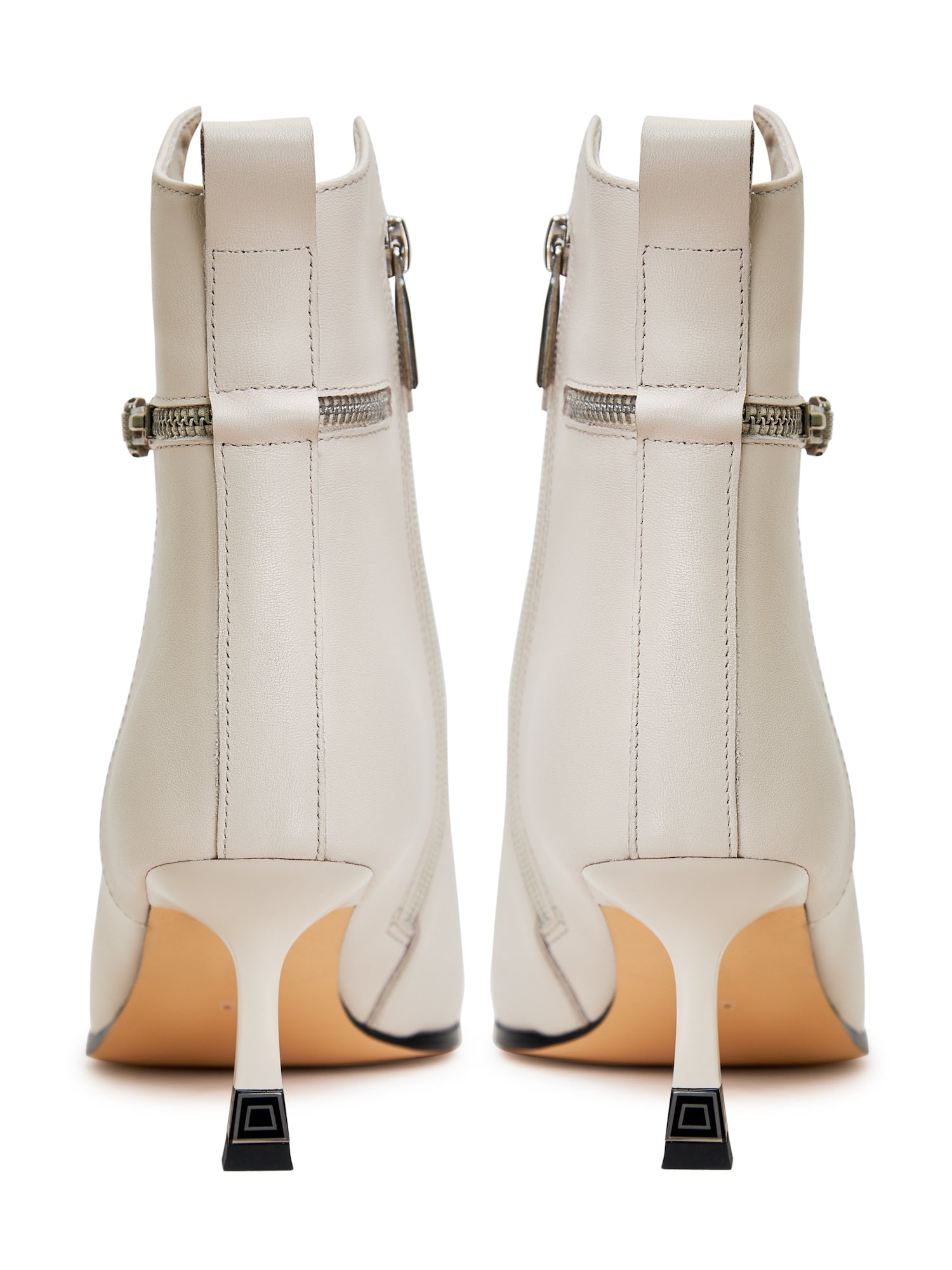 High Heeled Leather Ankle Boots - Cesare Gaspari - Ankle Boots