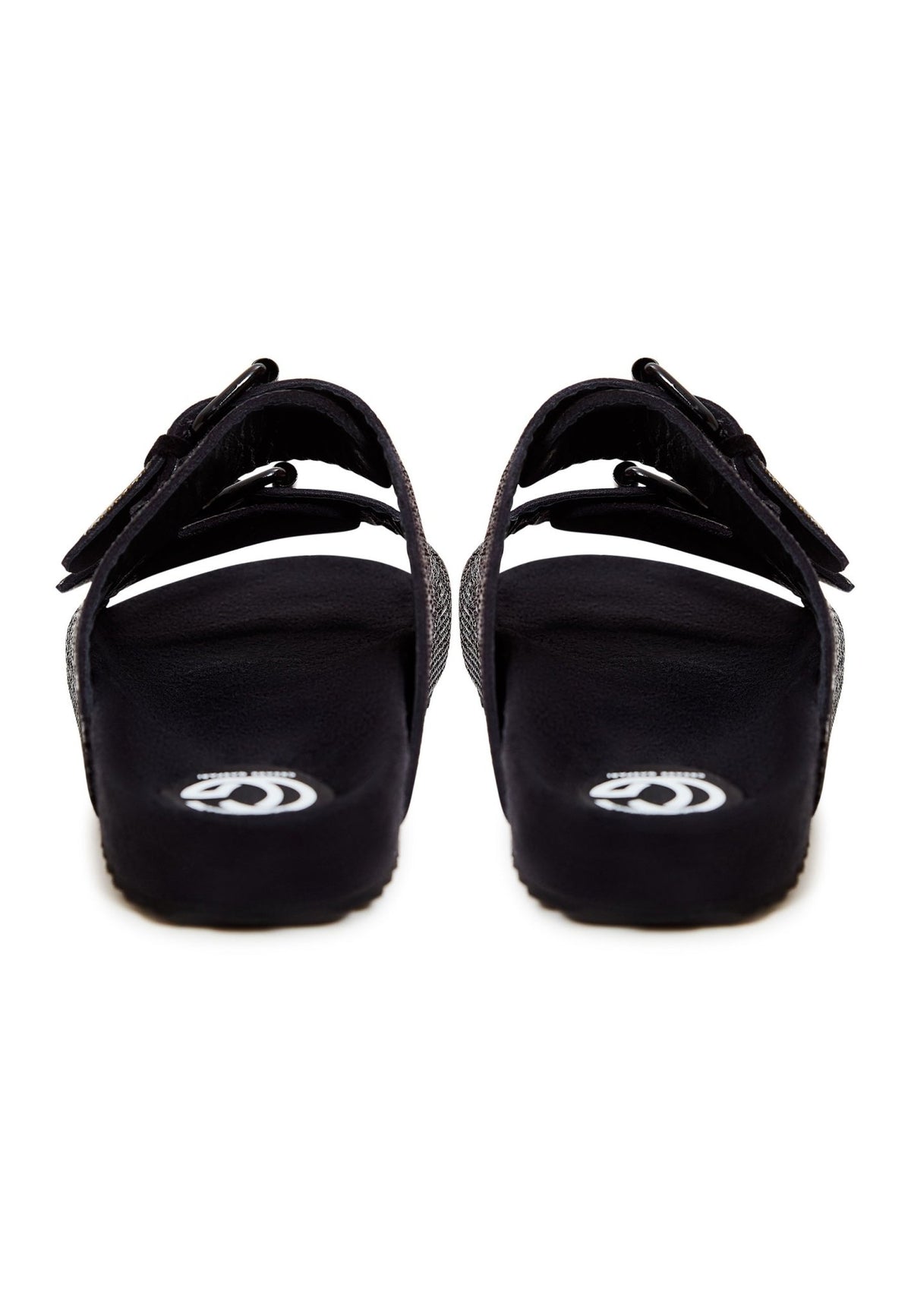 Mules à semelle plate Jewel - Noir