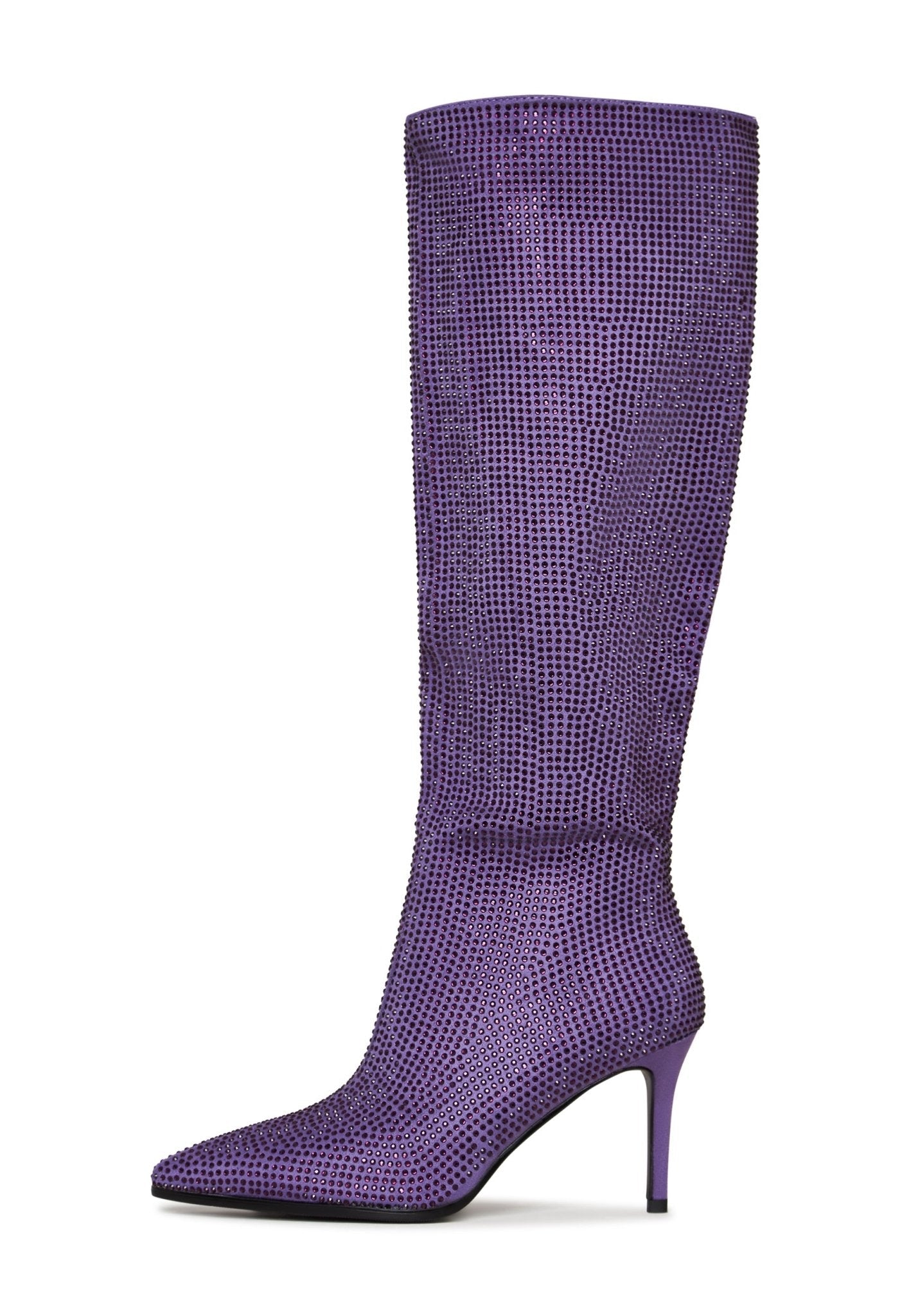 Knee-high Jewel embellishment boots - Cesare Gaspari - Knee High Boots