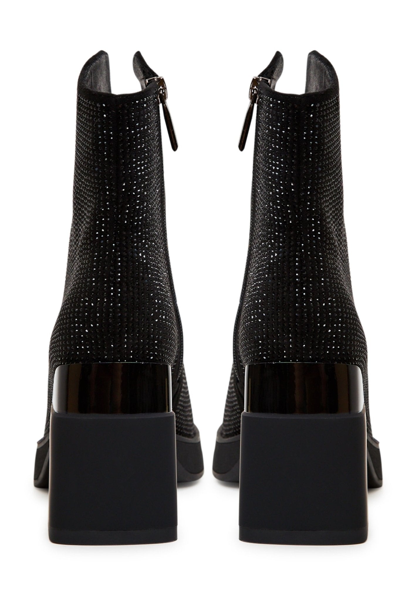 Leather Block Heels Ankle Boots - Cesare Gaspari - Ankle Boots