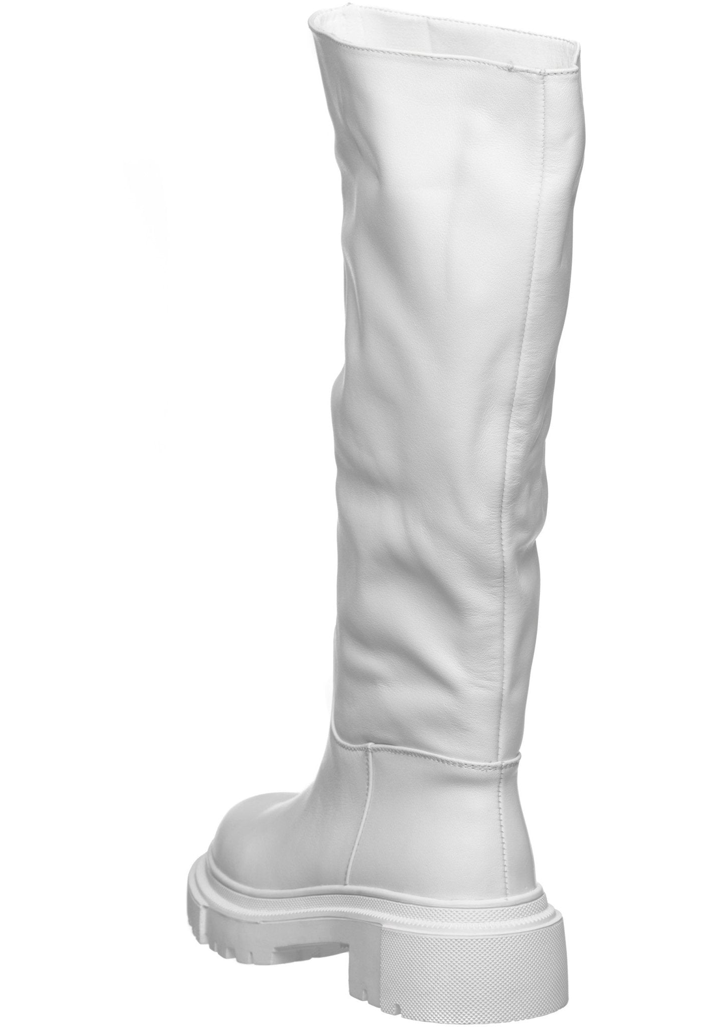 Leather Knee High Boots - Cesare Gaspari - Boots