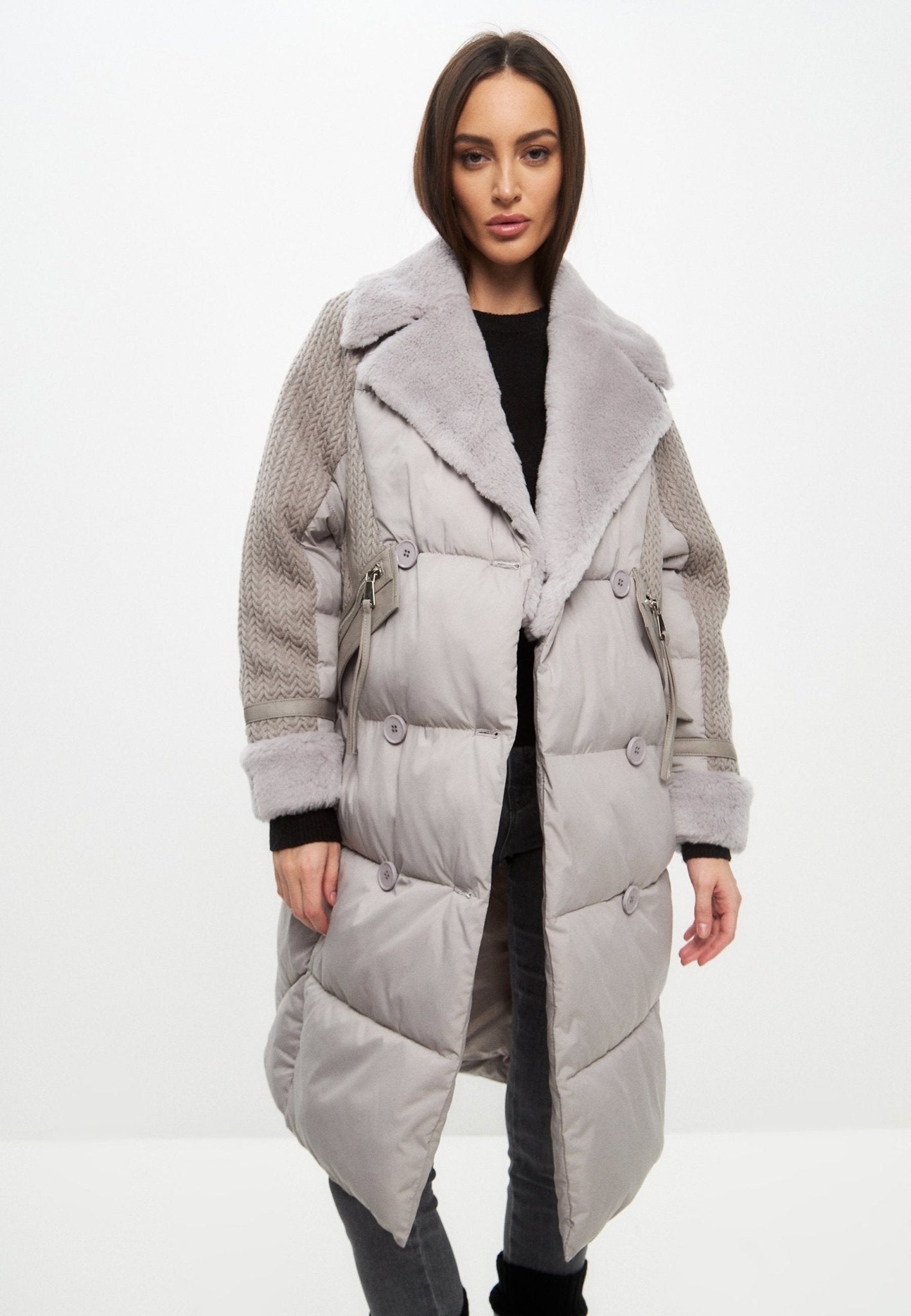 Long quilted coat - Cesare Gaspari - Jackets