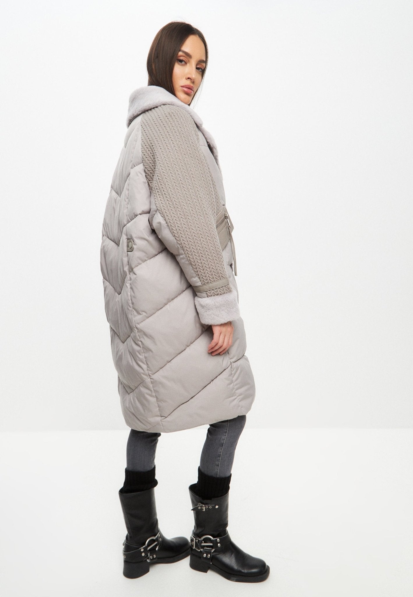 Long quilted coat - Cesare Gaspari - Jackets