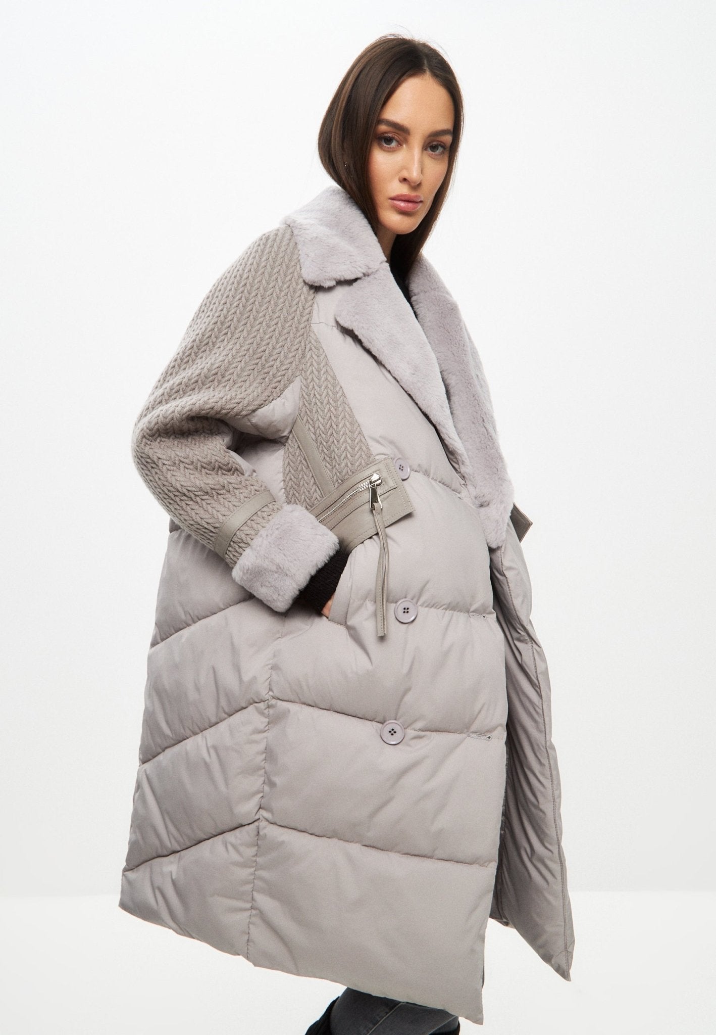 Long quilted coat - Cesare Gaspari - Jackets