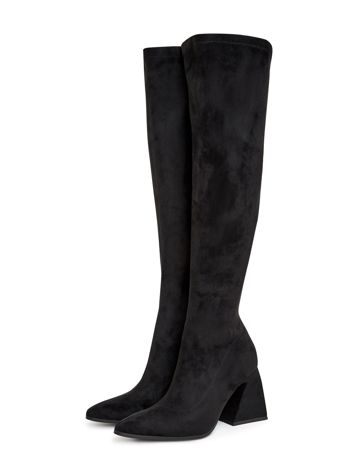 Luxury Thigh-High Suede Boots - Cesare Gaspari - Boots