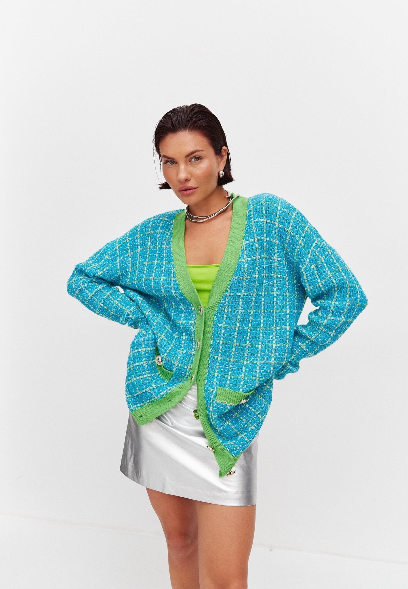 Oversized Cardigan - Cesare Gaspari -