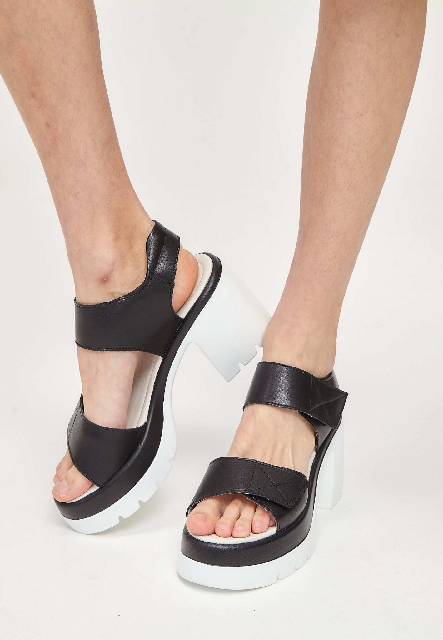 Platform Heels Sandals - Cesare Gaspari - Sandals