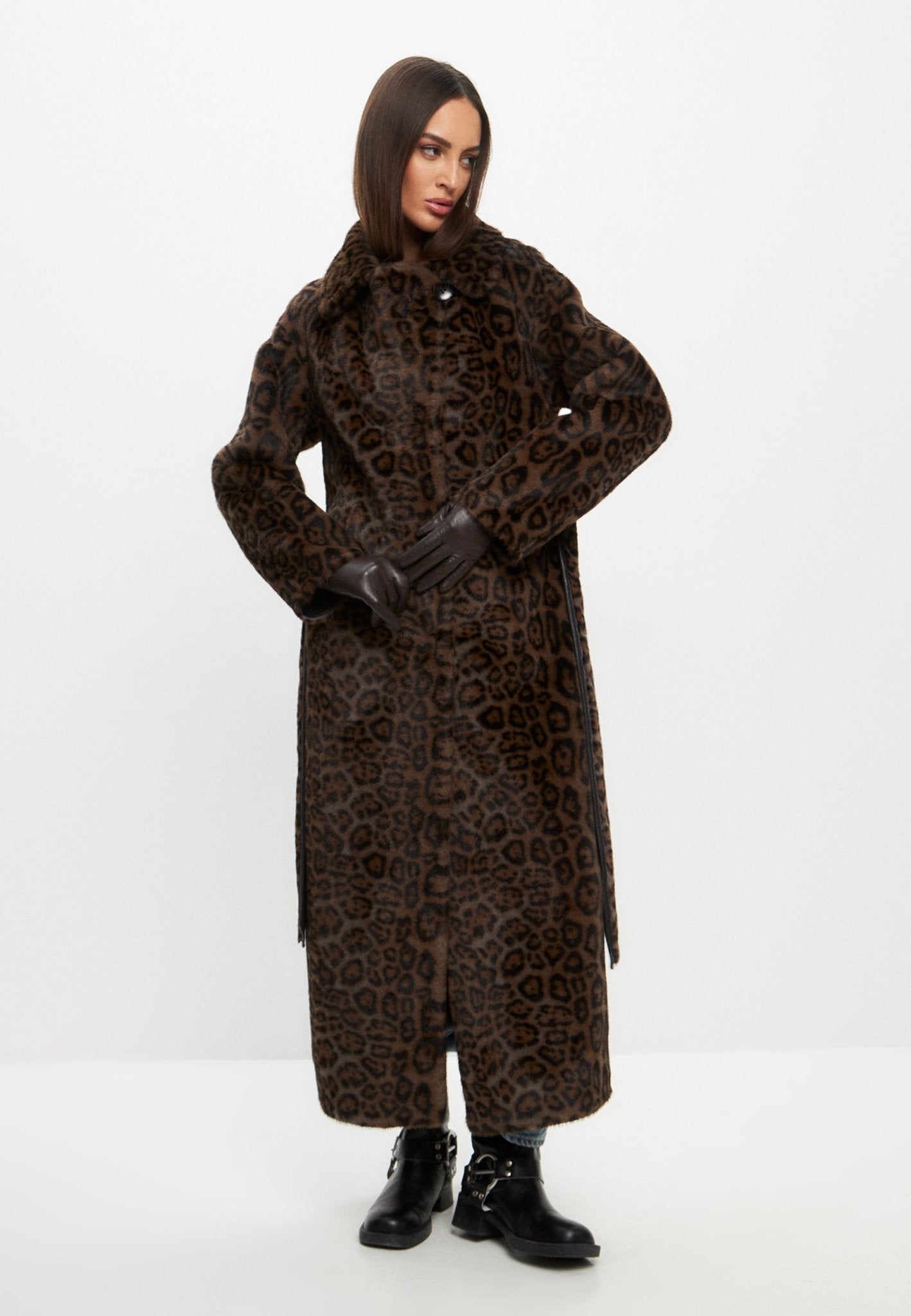 Reversible long winter Coat - Cesare Gaspari - Clothes