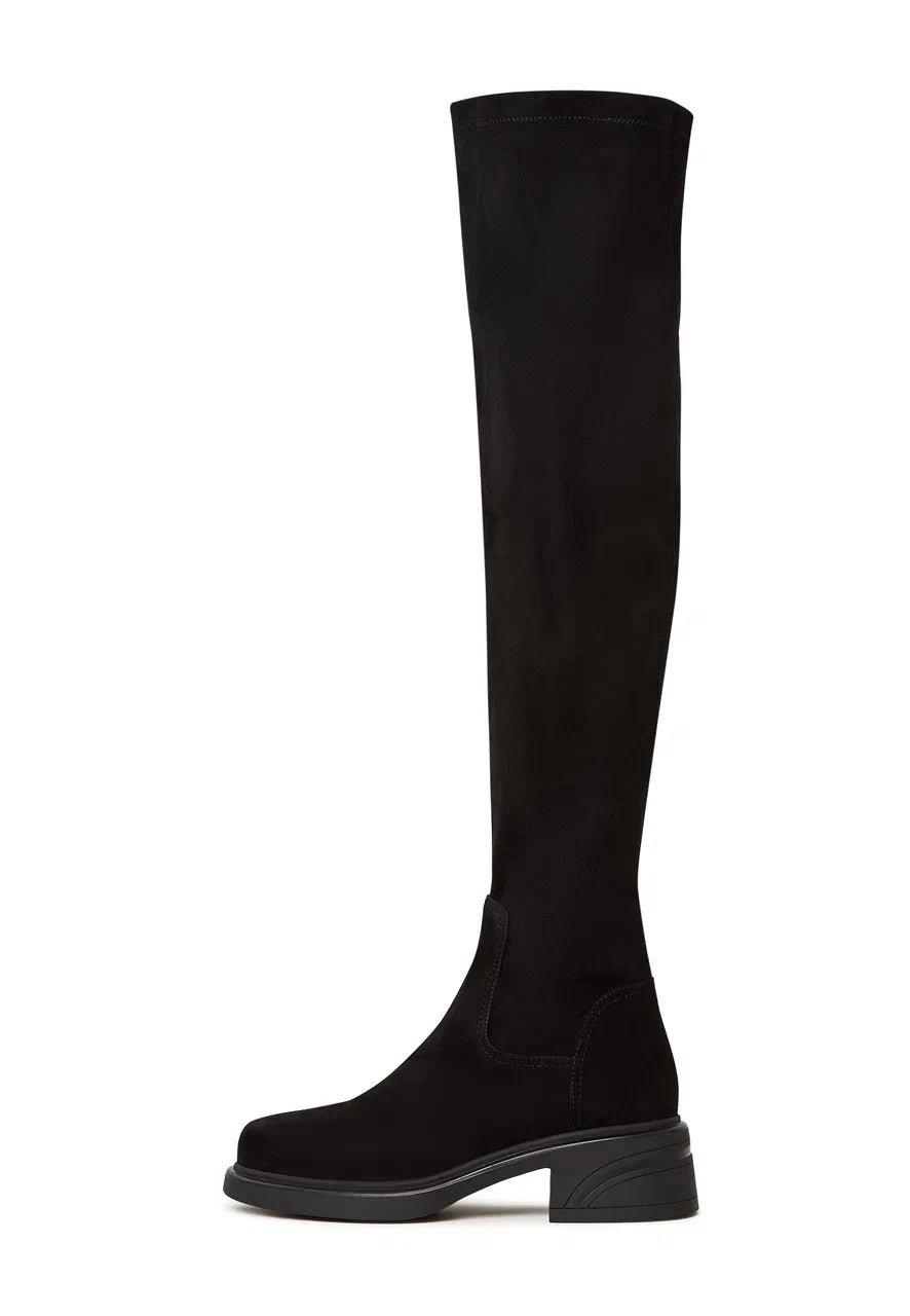 Rounded Tip Over the Knee Boots - Cesare Gaspari - Boots