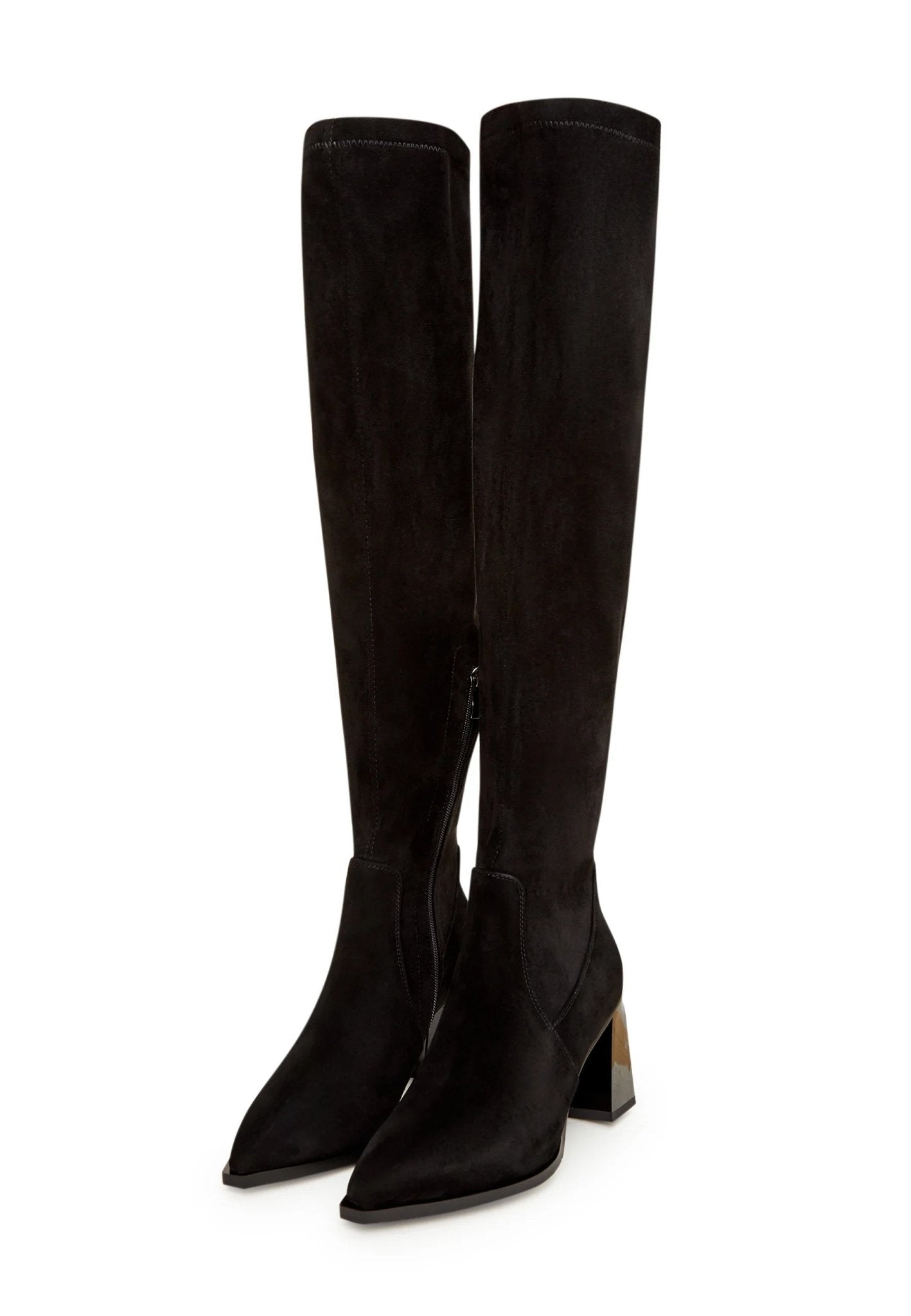 Suede Chic Over-the-Knee Boots - Cesare Gaspari - Boots