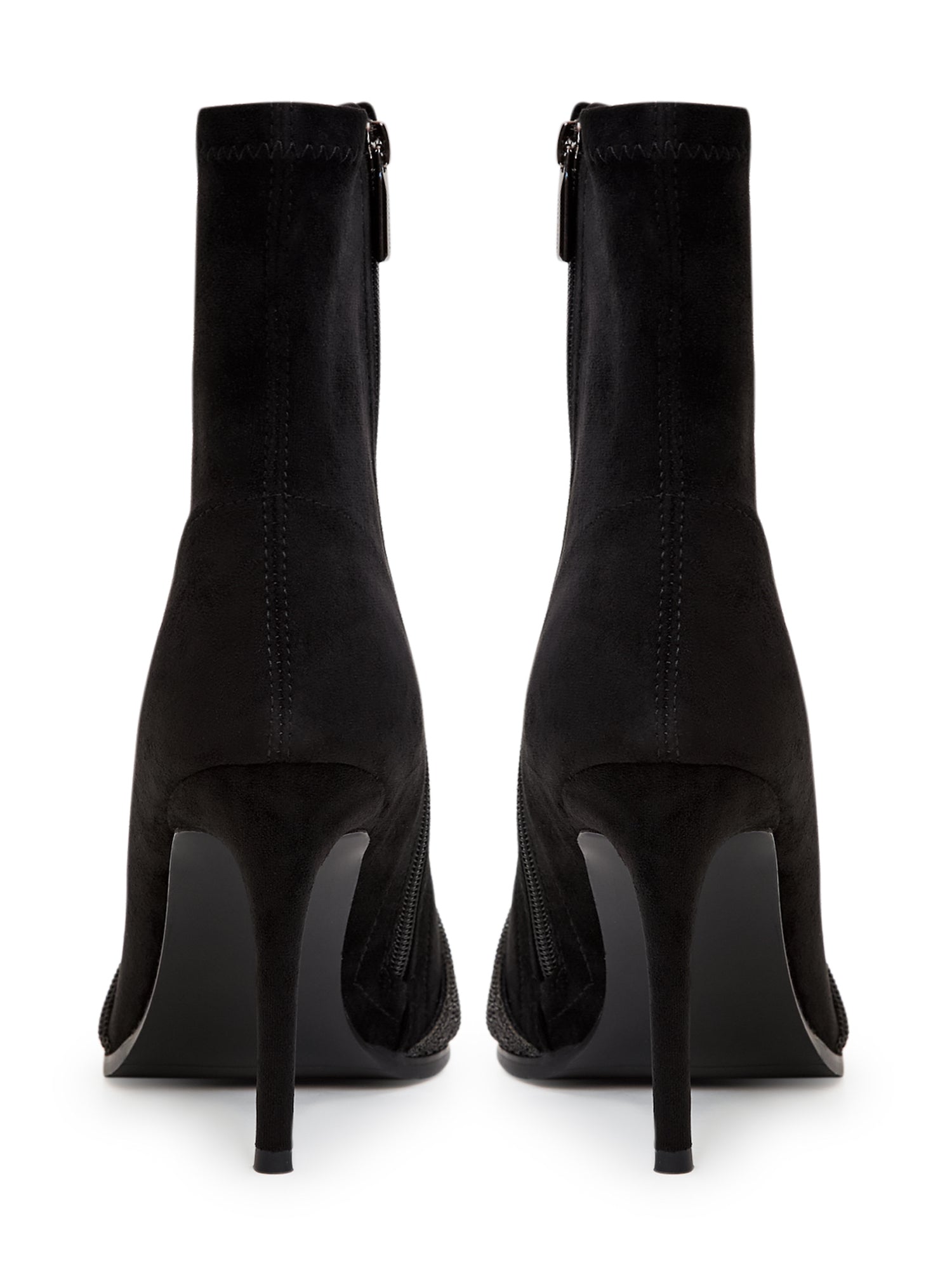 Suede High Heeled Ankle Boots - Cesare Gaspari - Ankle Boots