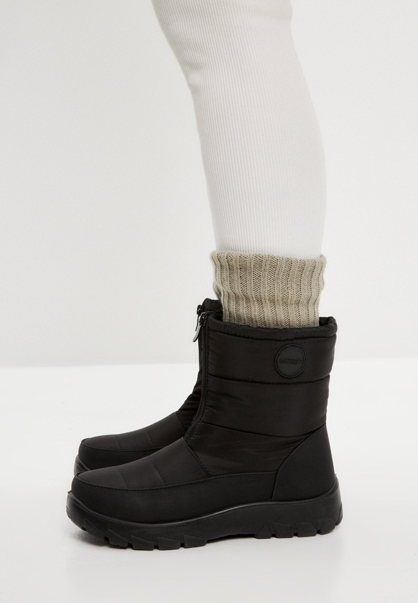 Suede Warm Winter Boots - Cesare Gaspari - Boots