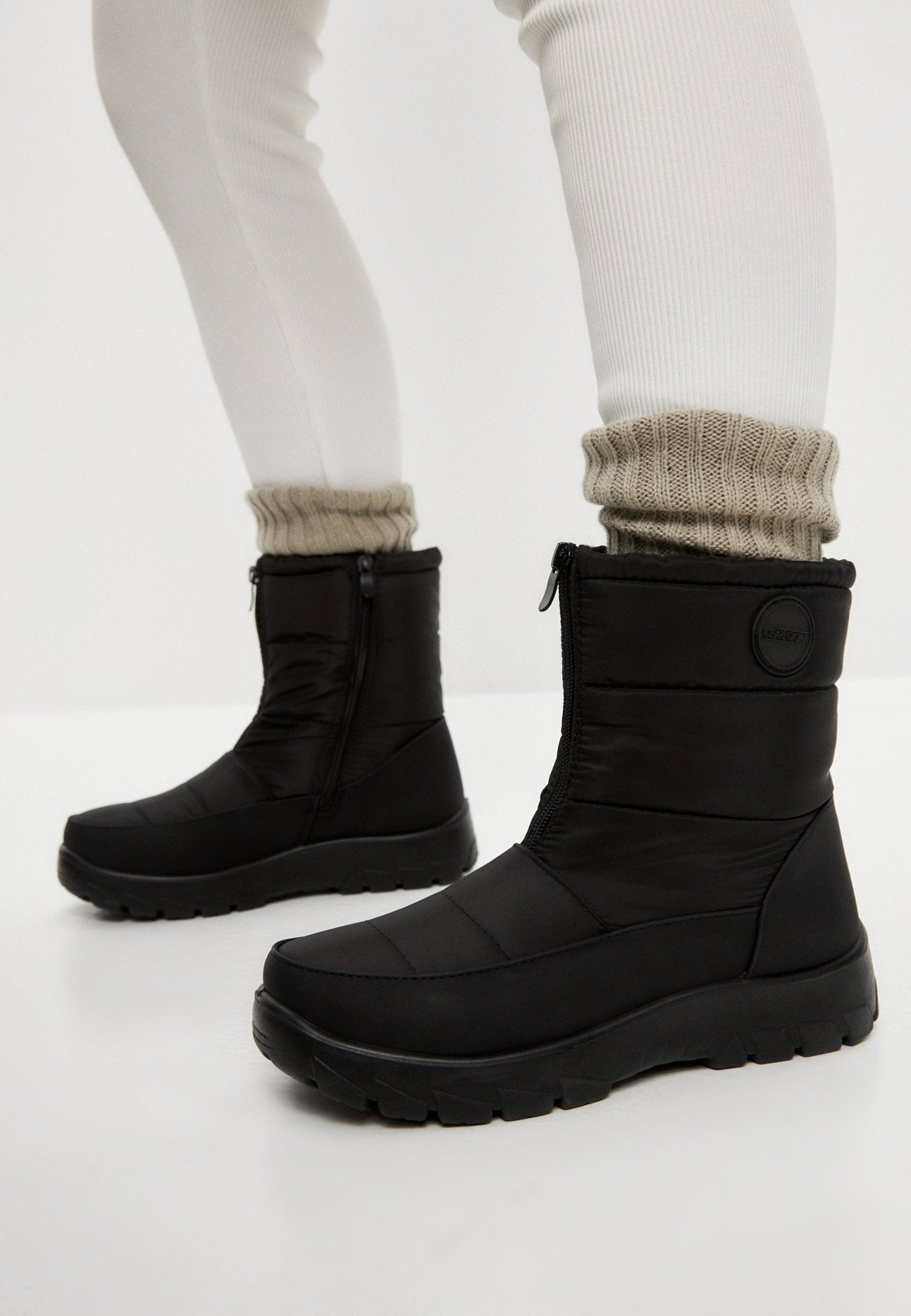 Suede Warm Winter Boots - Cesare Gaspari - Boots