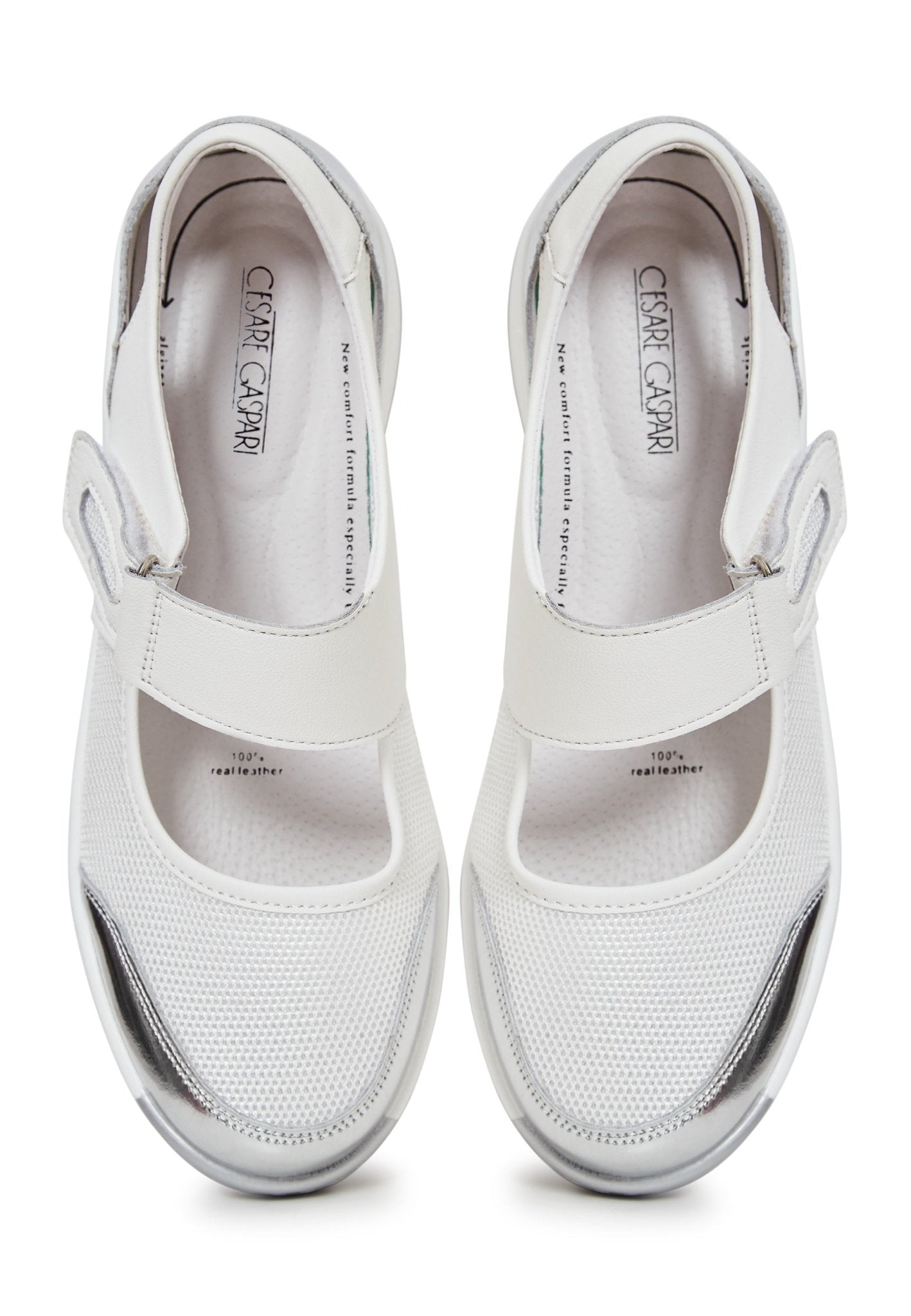 Summer Leather Sneakers - Cesare Gaspari - Loafers