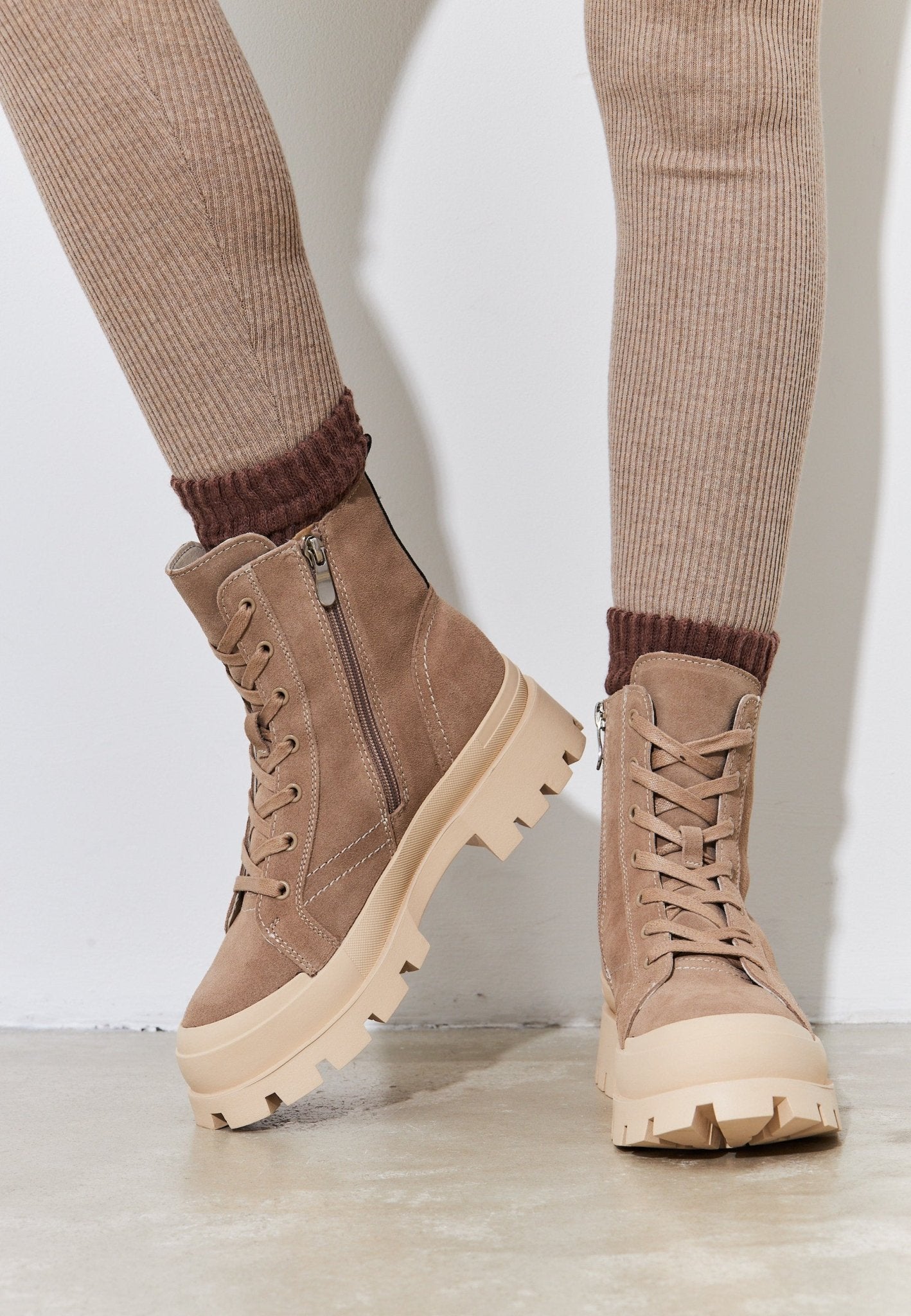 Urban Lace-up Ankle Boots - Cesare Gaspari - Ankle boots