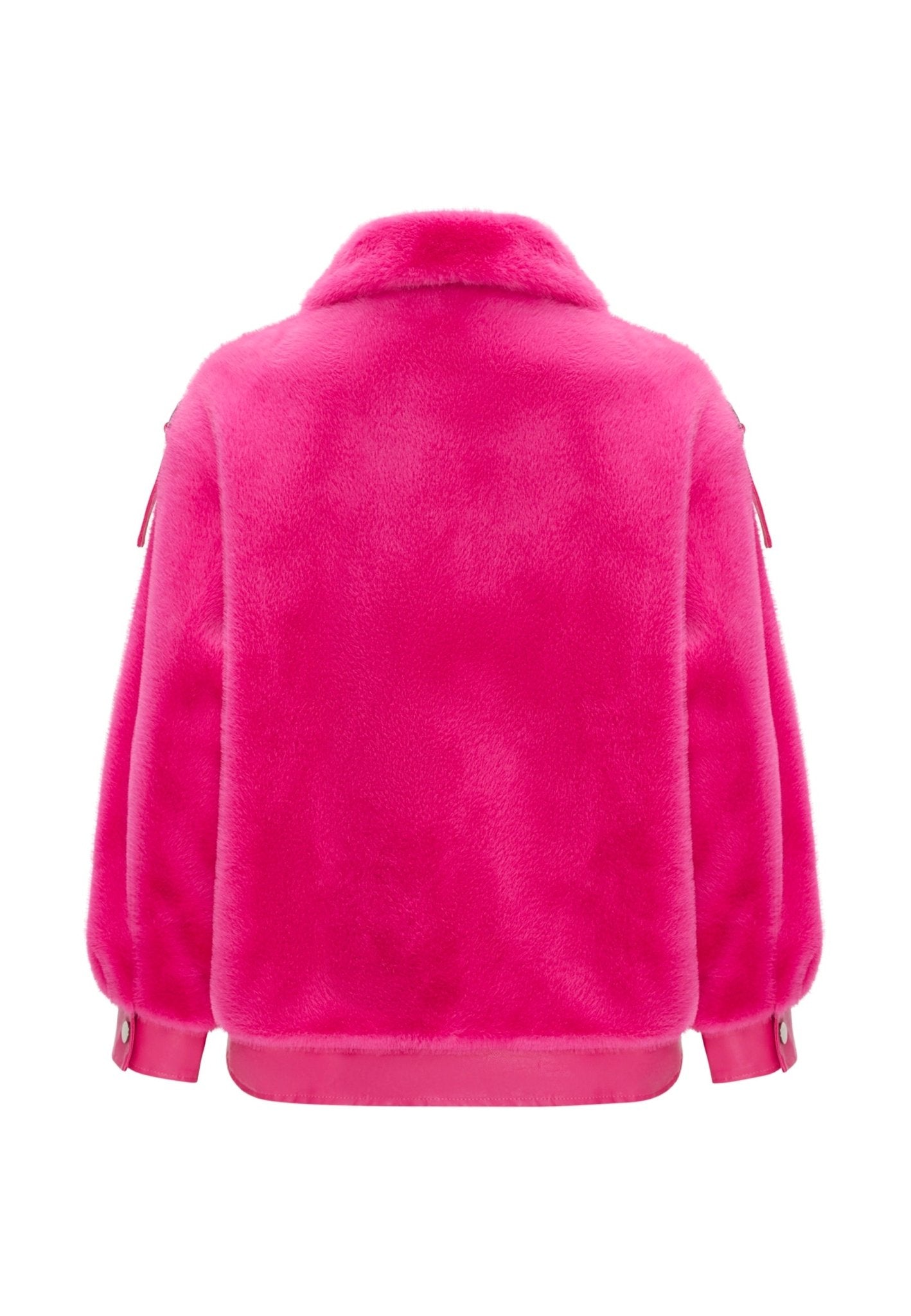 Winter Colourful faux Fur Jacket - Cesare Gaspari - Clothes